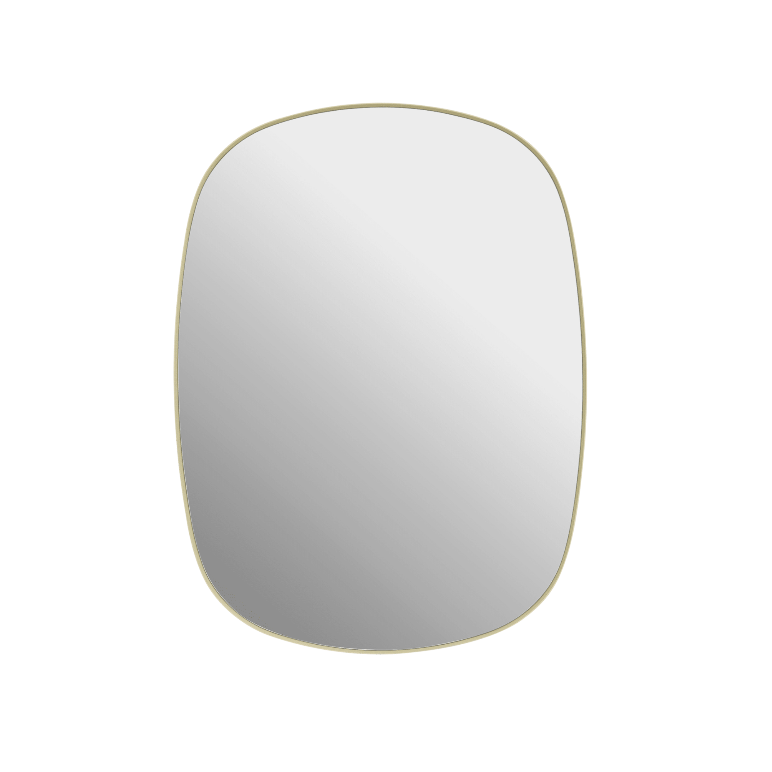 Lustro FRAMED klare gelbe Rahmen