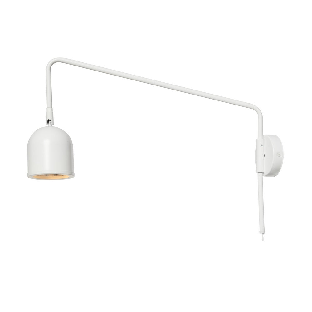 GASPAR white wall lamp