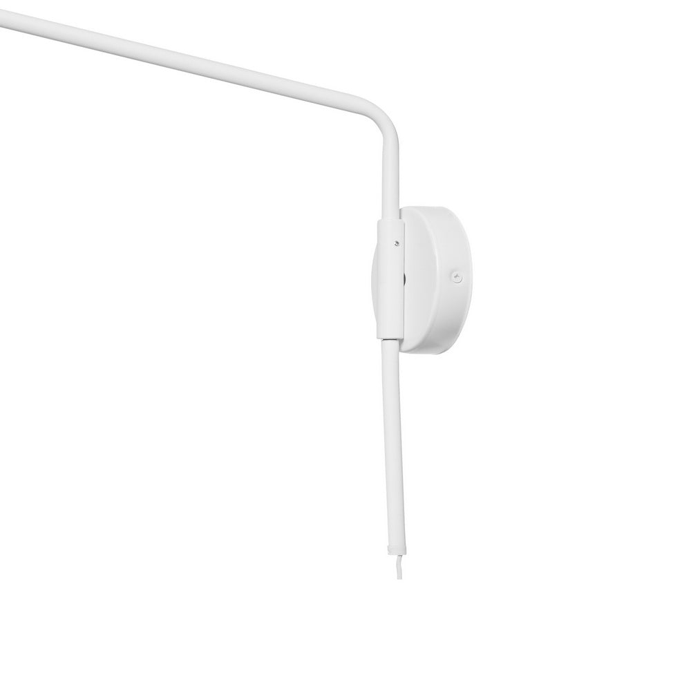 GASPAR white wall lamp