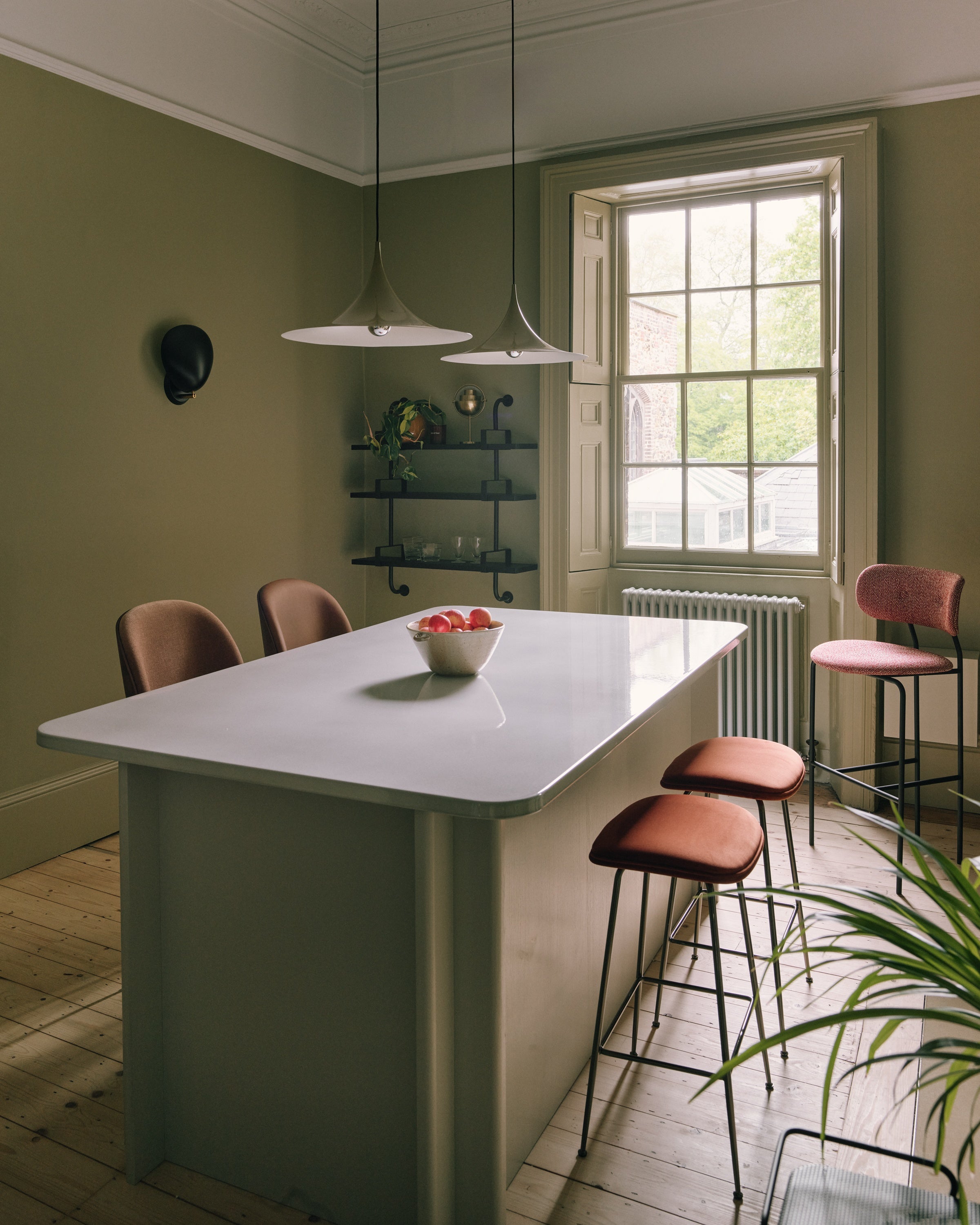 SEMI white pendant lamp