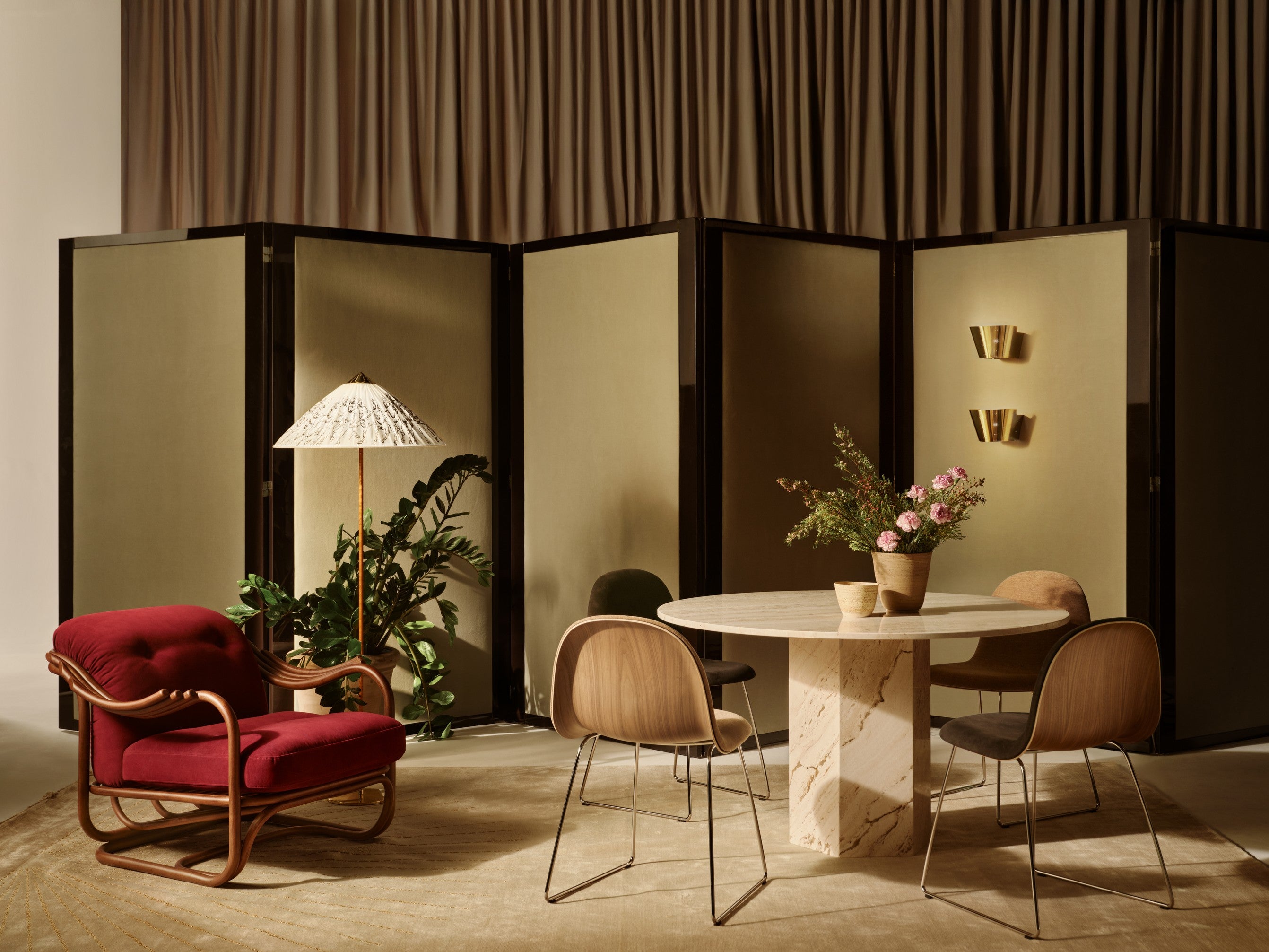 Wall lamp 9464 polished brass