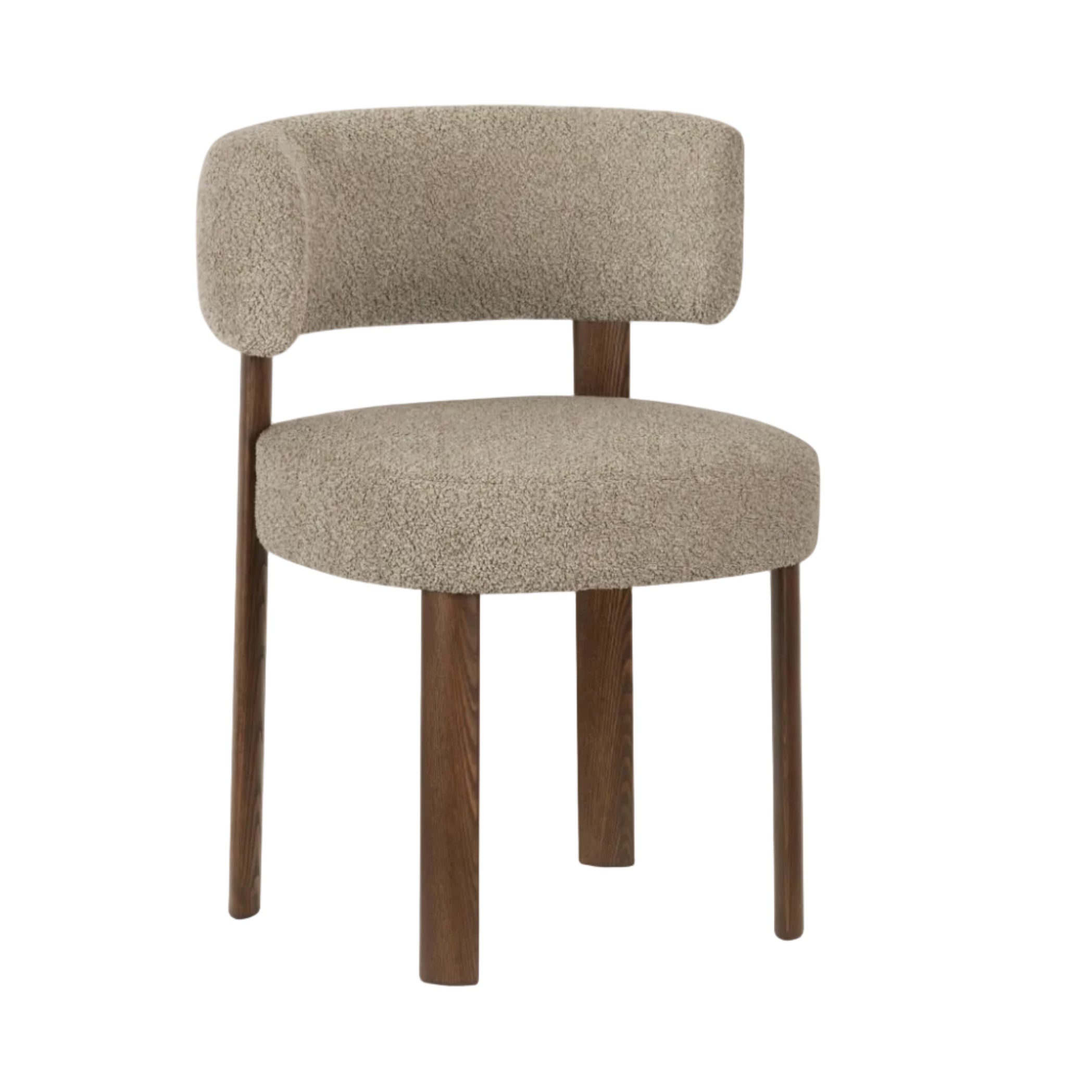 Krzesło GLEN tapicerowane z drewnianą podstawą – Calligaris