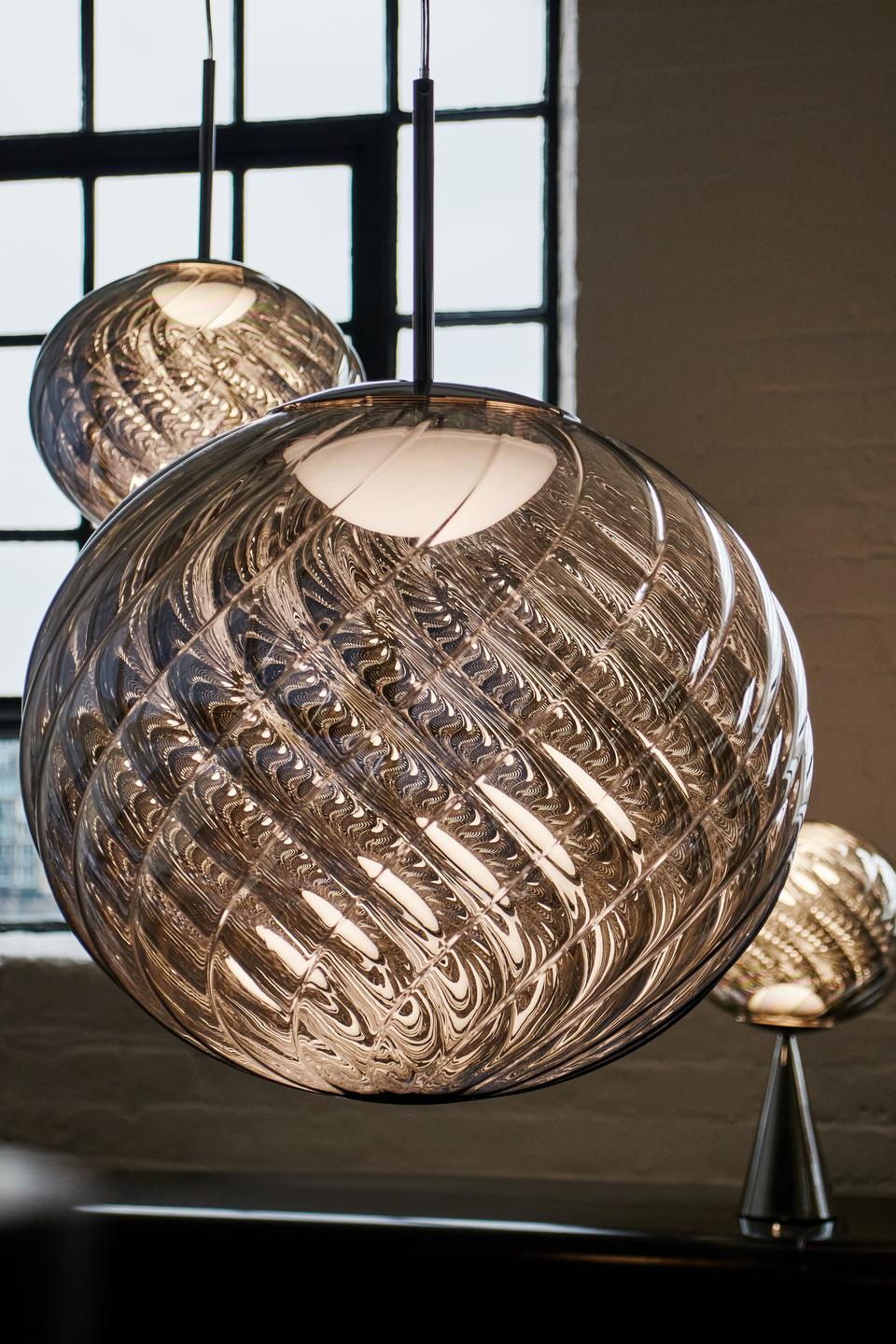 Pendelleuchte WHIRL silber