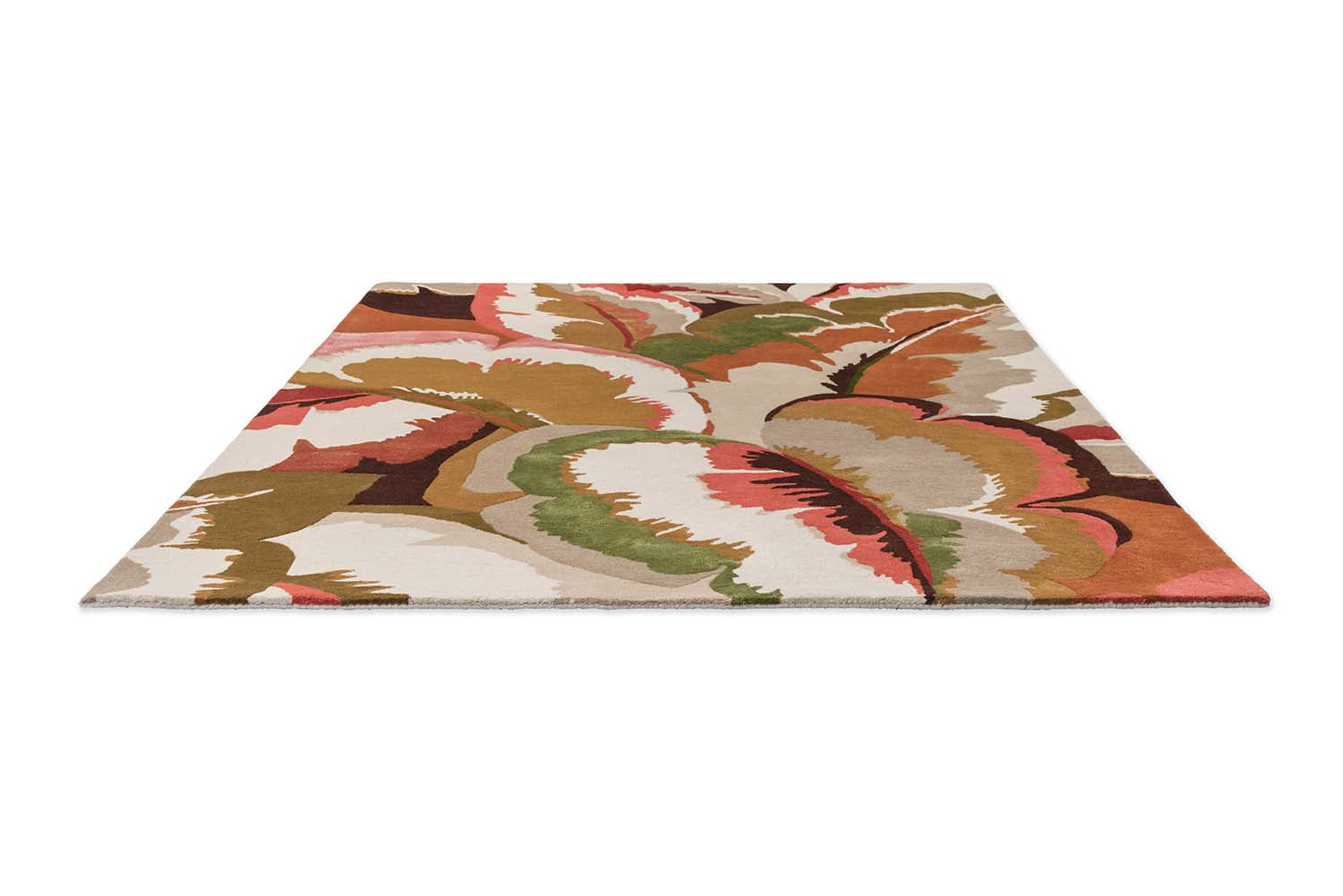Calathea rug Amber Brazilian Rosewood beige-brown