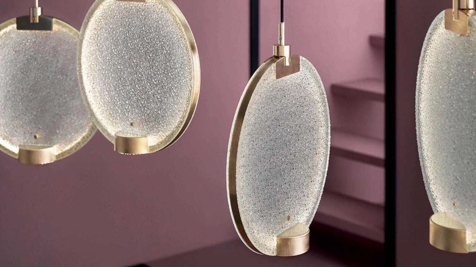 Pendant lamp HORO S5 brushed brass