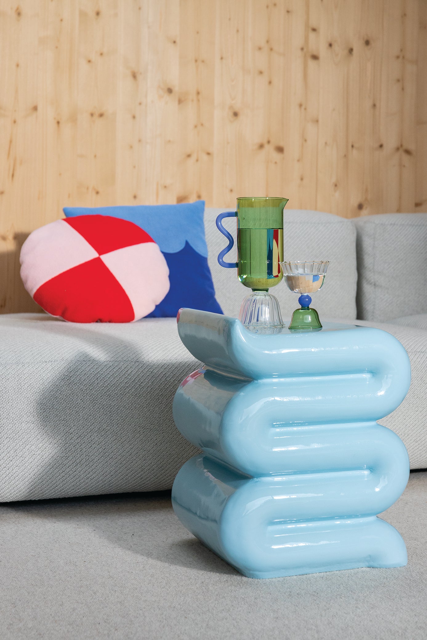 WHIP Blue Side Table