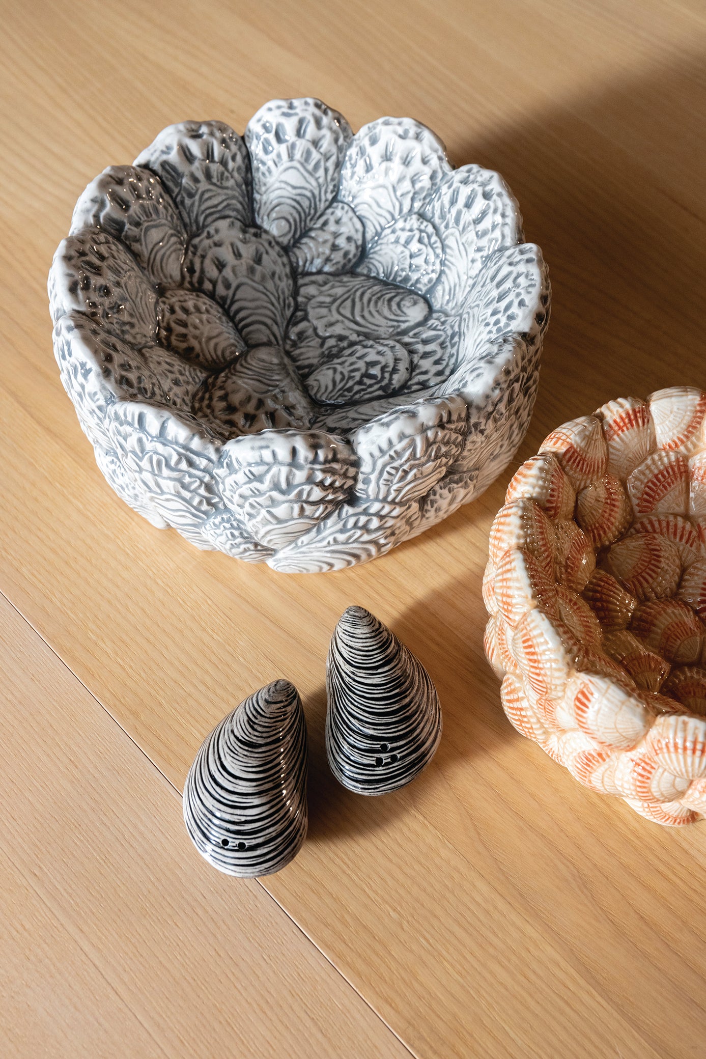 OYSTER bowl gray-beige