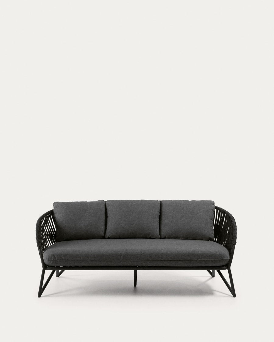 Garden sofa Branie black