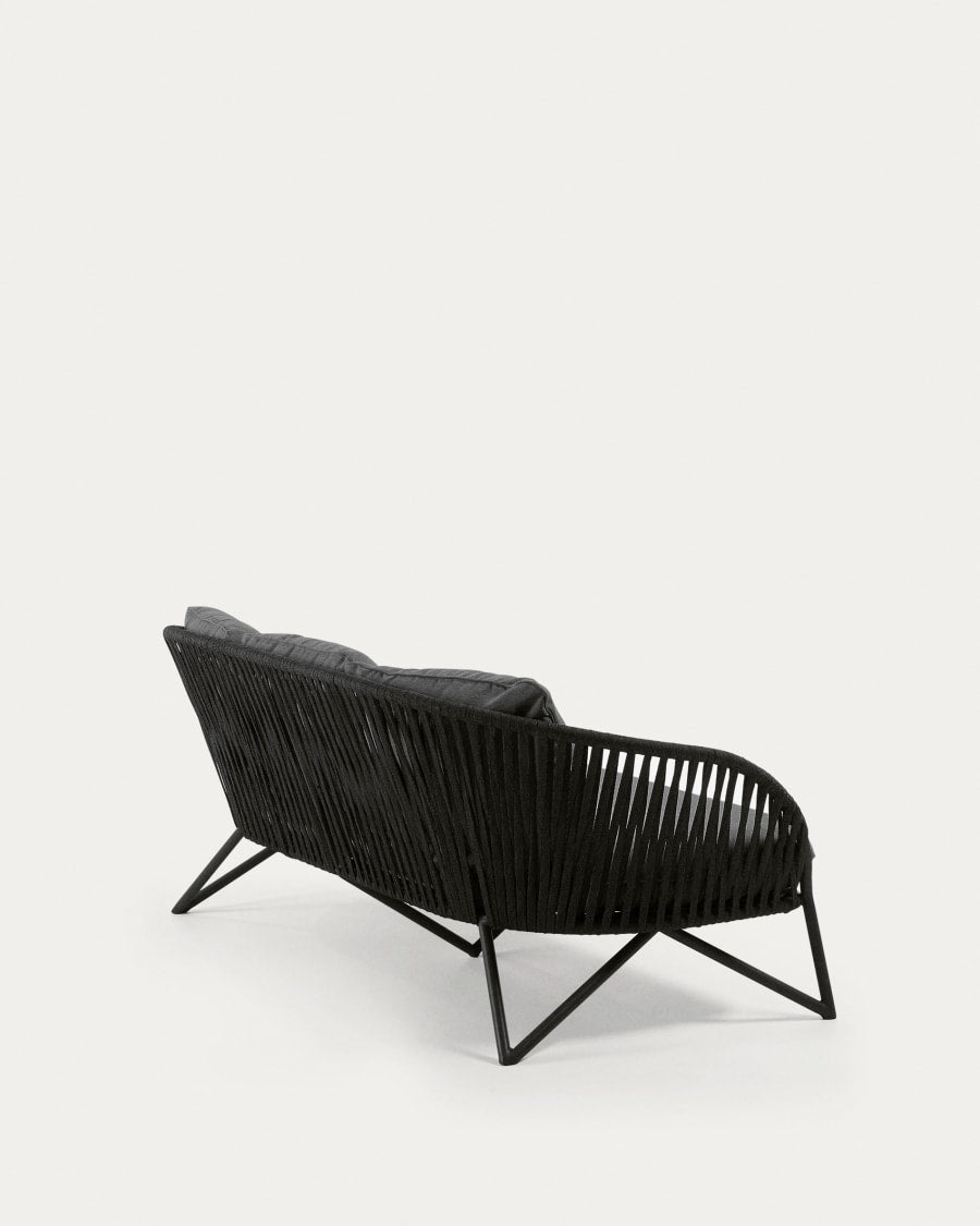 Garden sofa Branie black