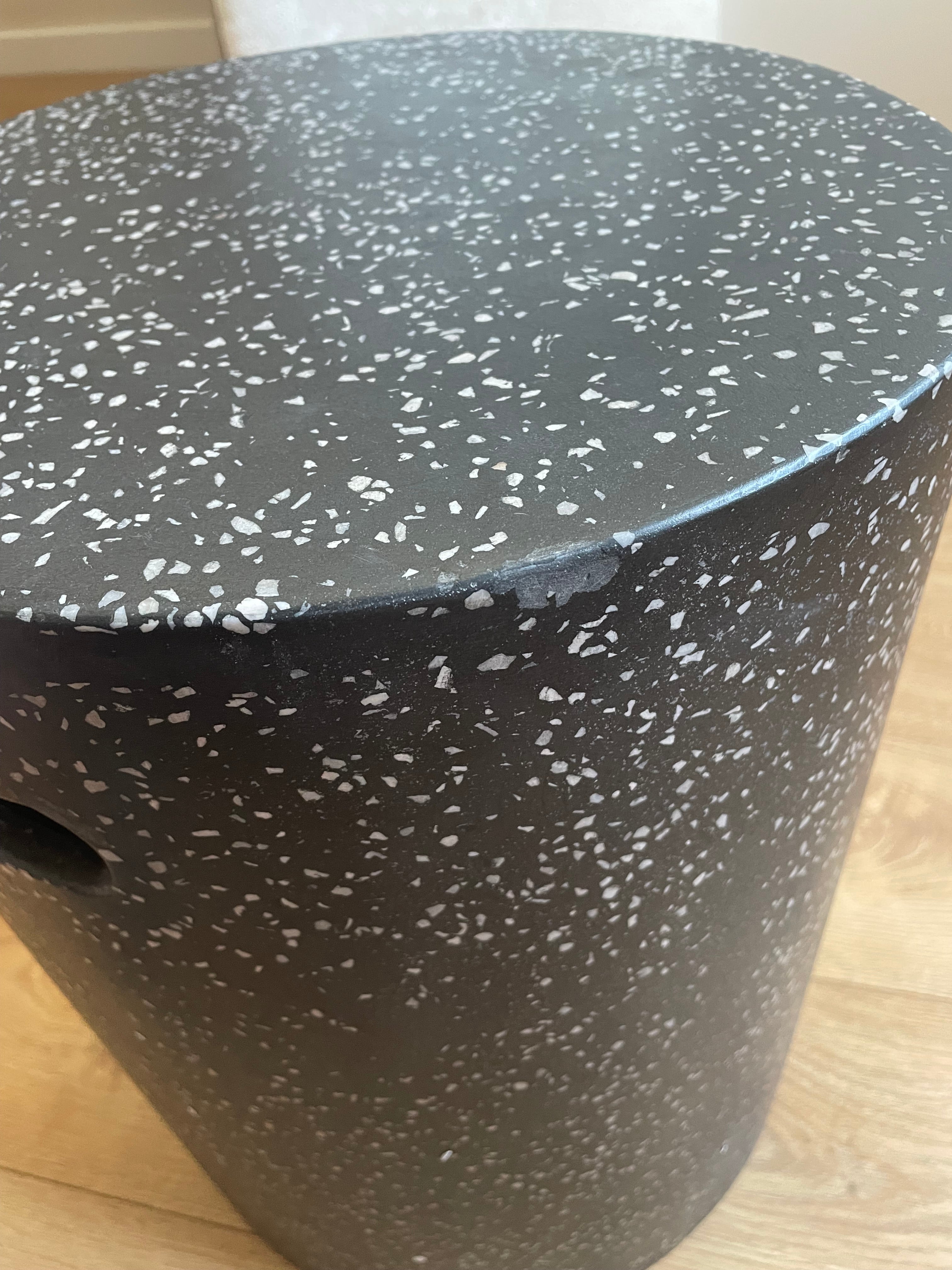Jenell Black Garden Side Table - Display Model