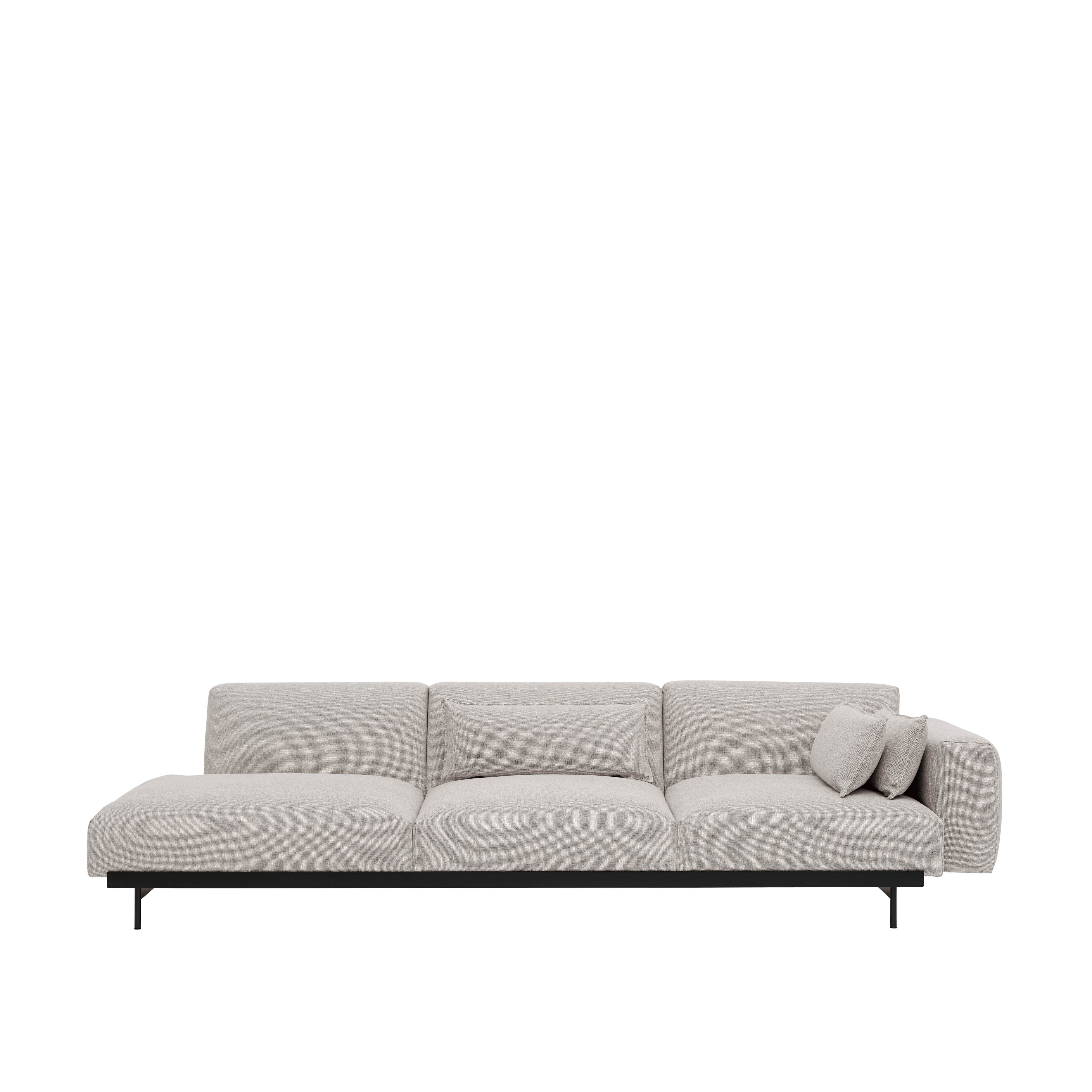 Sofa 3-osobowa otwarta lewostronna IN SITU tapicerowana