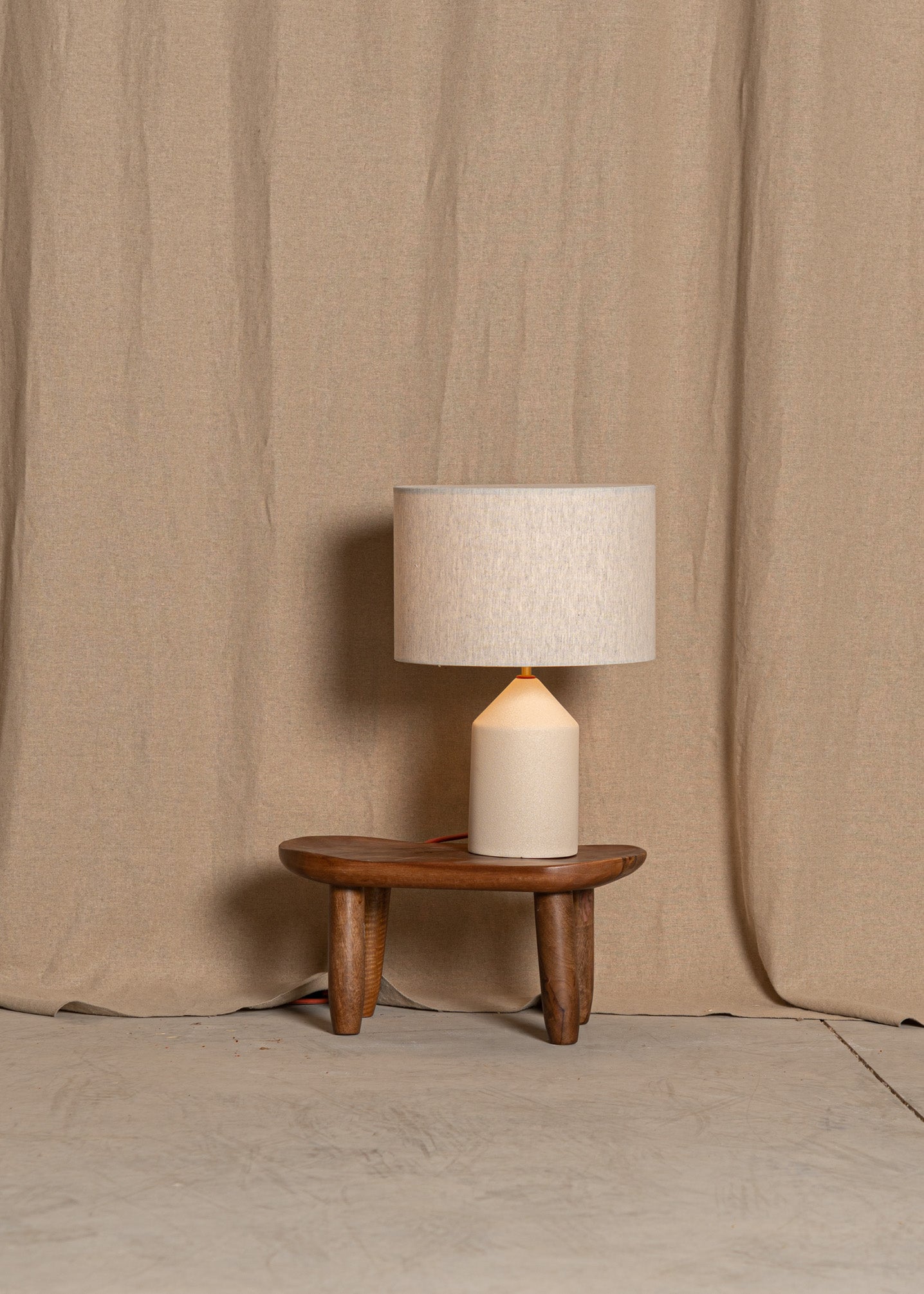 Ceramic Table Lamp JOSEF Ecru