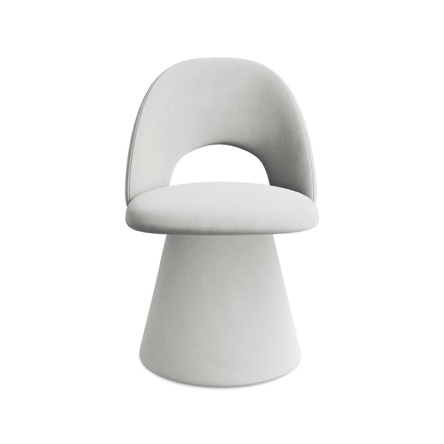 Samtstuhl KALO silber