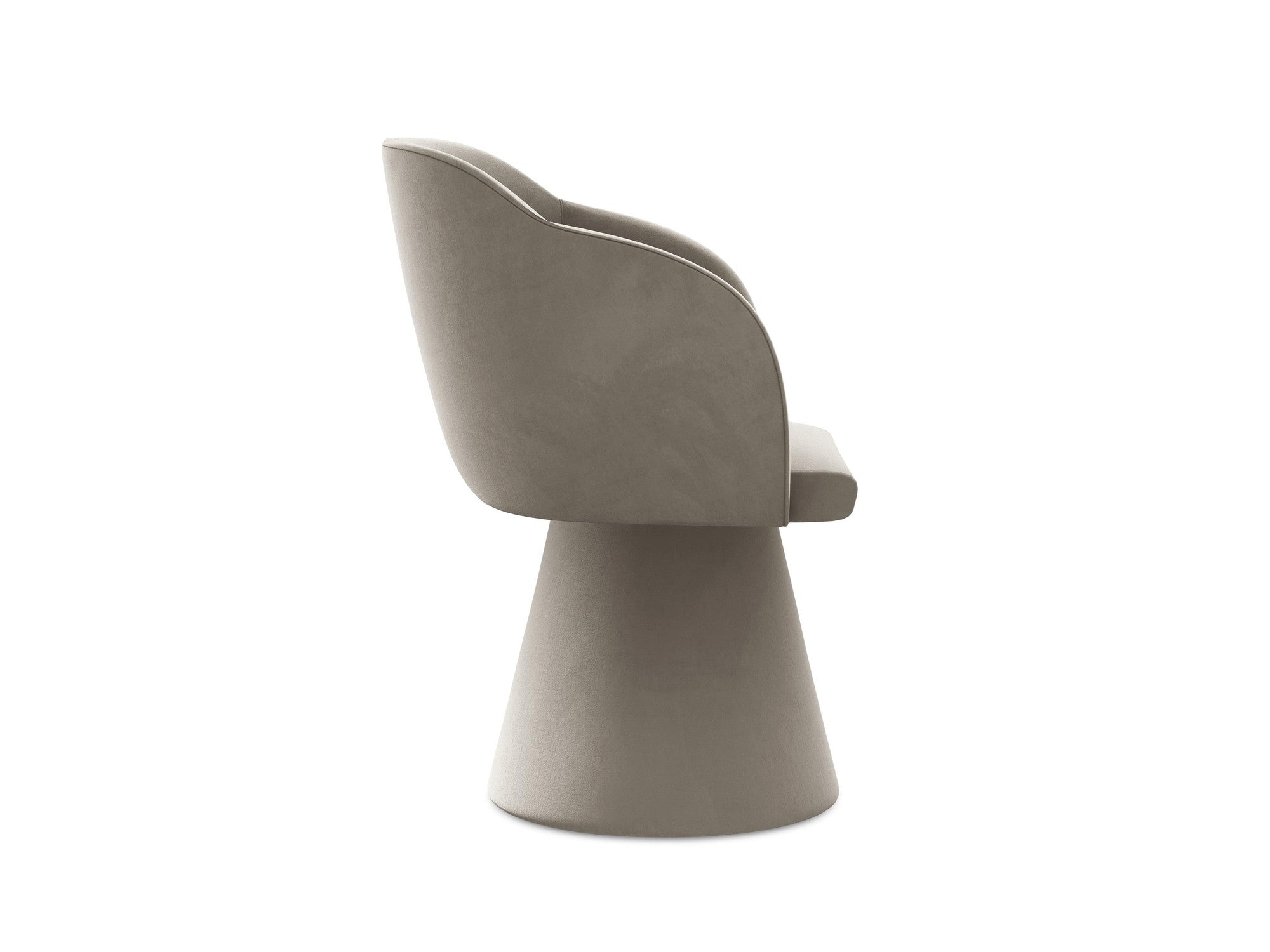 Velvet Chair KANOA taupe