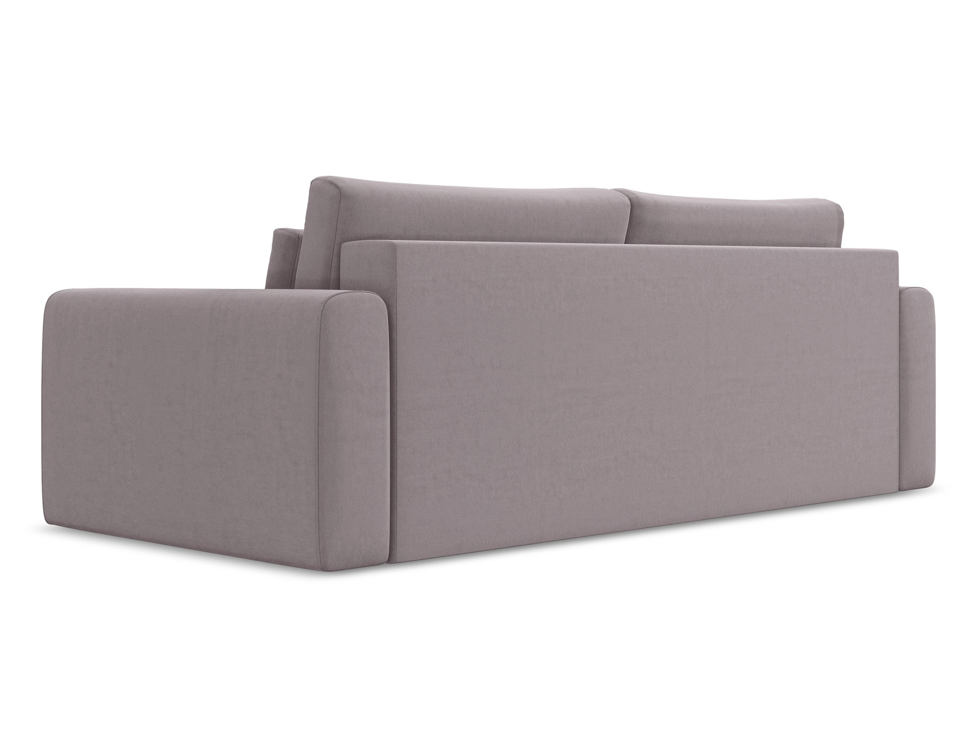 Sofa aus Samt für 3 Personen mit Schlaf-Funktion KAPUA in Lavendel