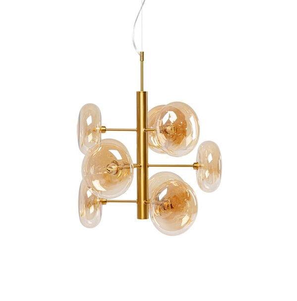 Headlight golden hanging lamp