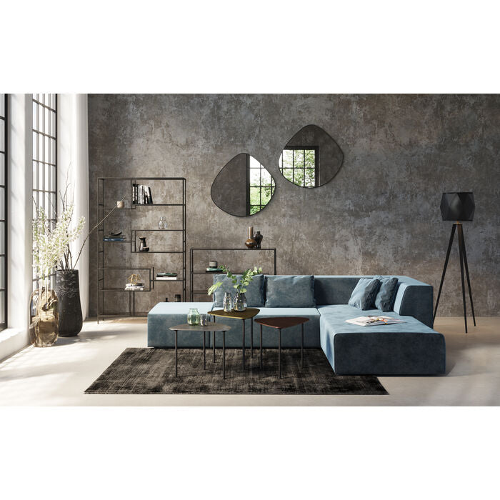 Black loft bookcase