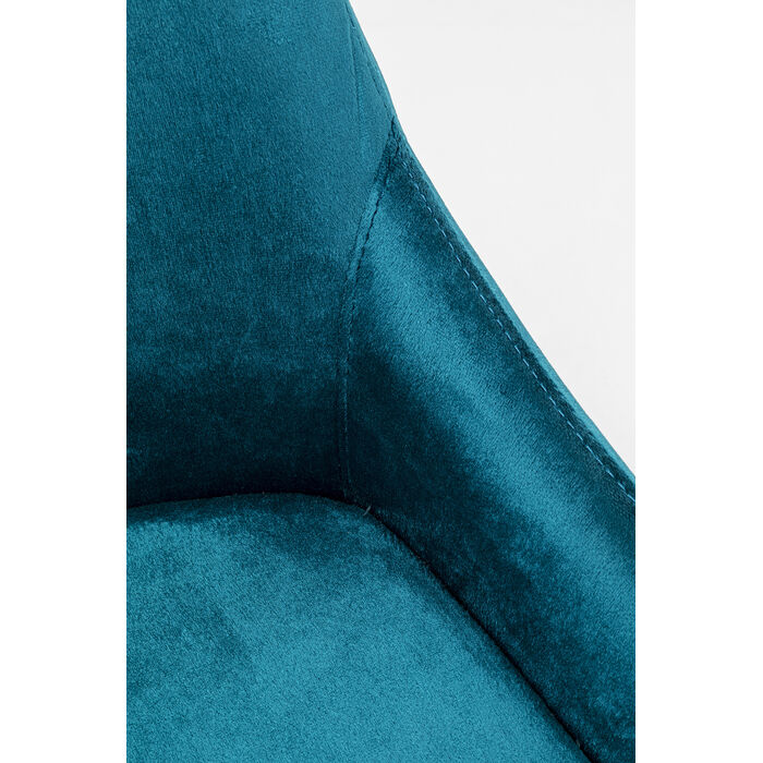 Ostseite türkisfarbener Stuhl