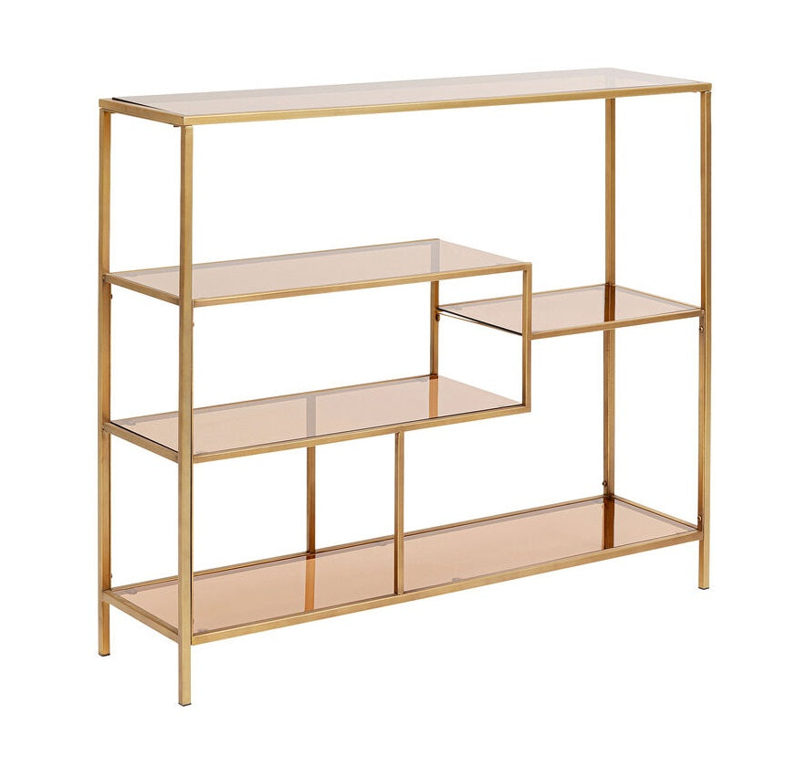 Konsole mit Regalen Loft Golden