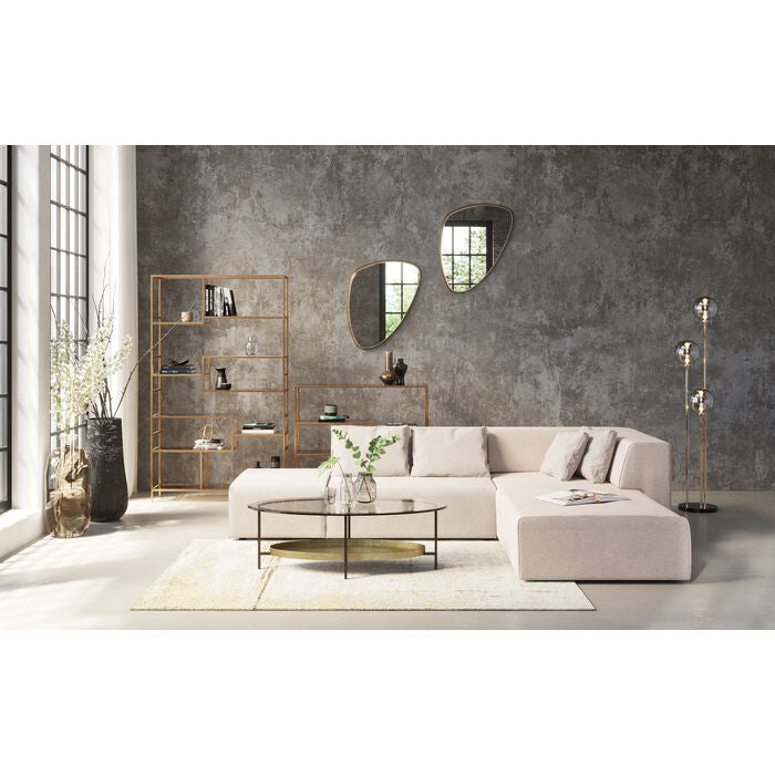 Konsole mit Regalen Loft Golden