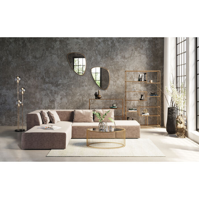 Konsole mit Regalen Loft Golden