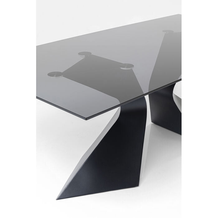 GLASS GLORY BLACK TABLE