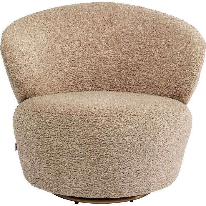 Carella Rotary Sessel beige Lamm