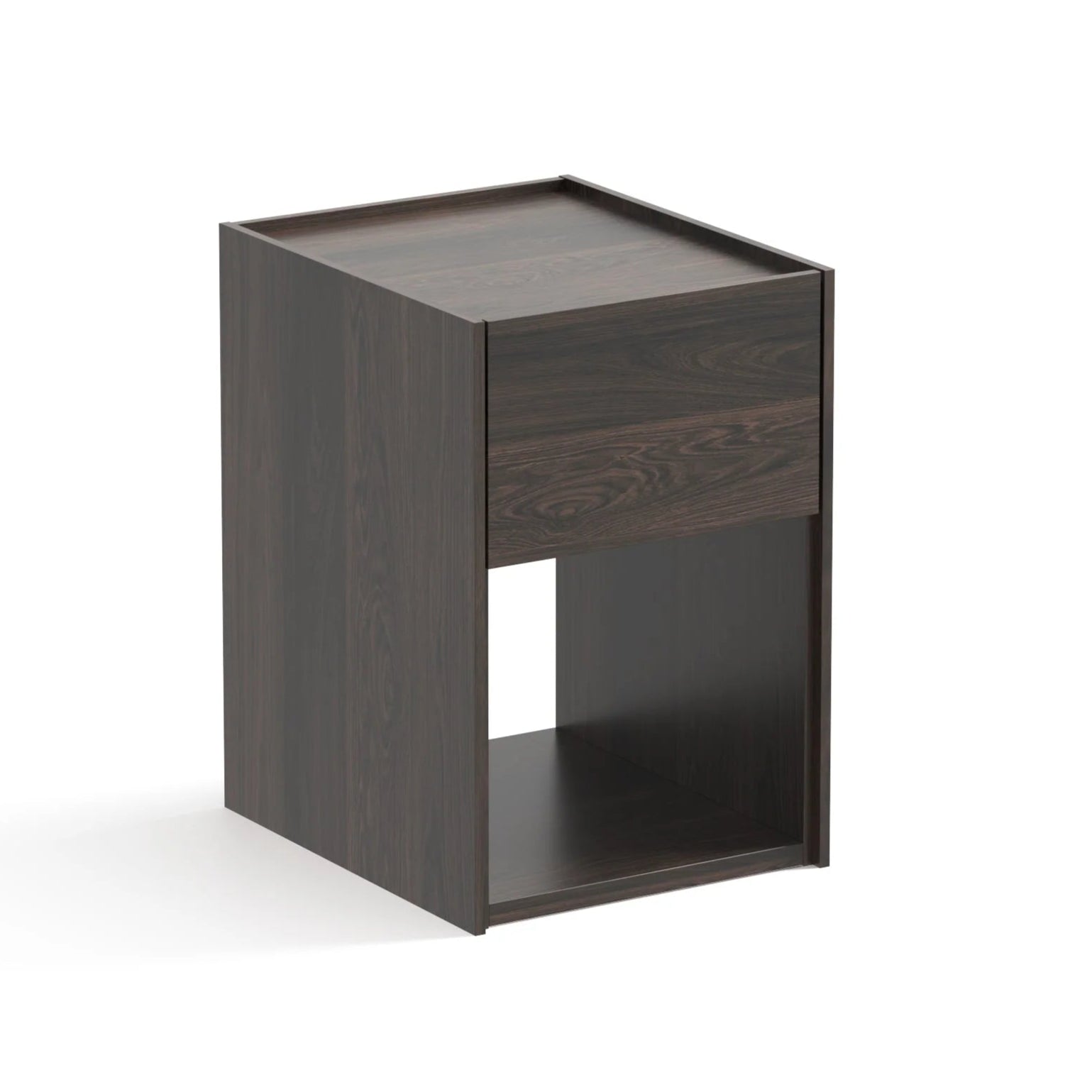 Nachttisch KARI aus schwarzem Eichenholz