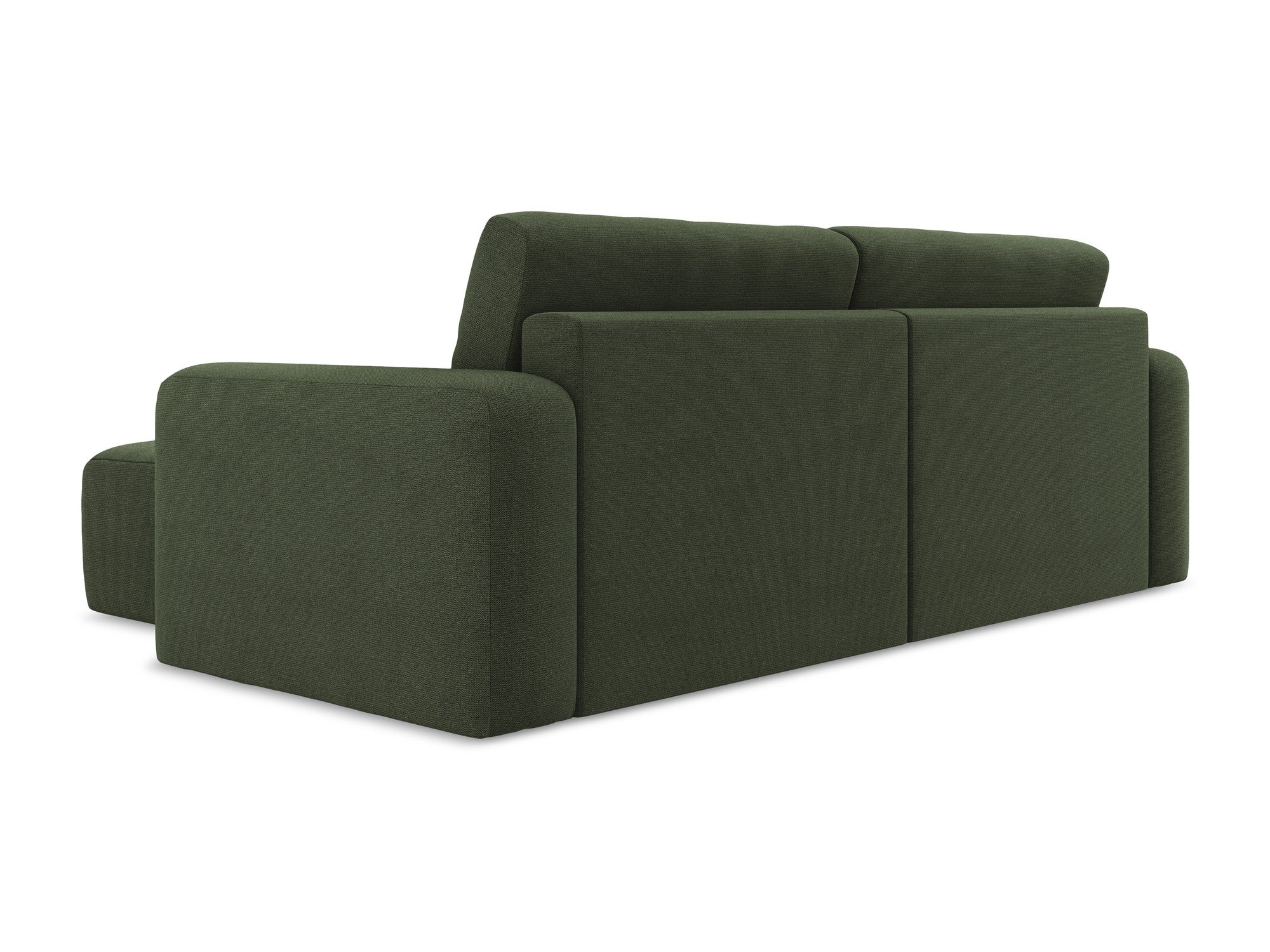 Right-sided corner sofa bed KONA olive