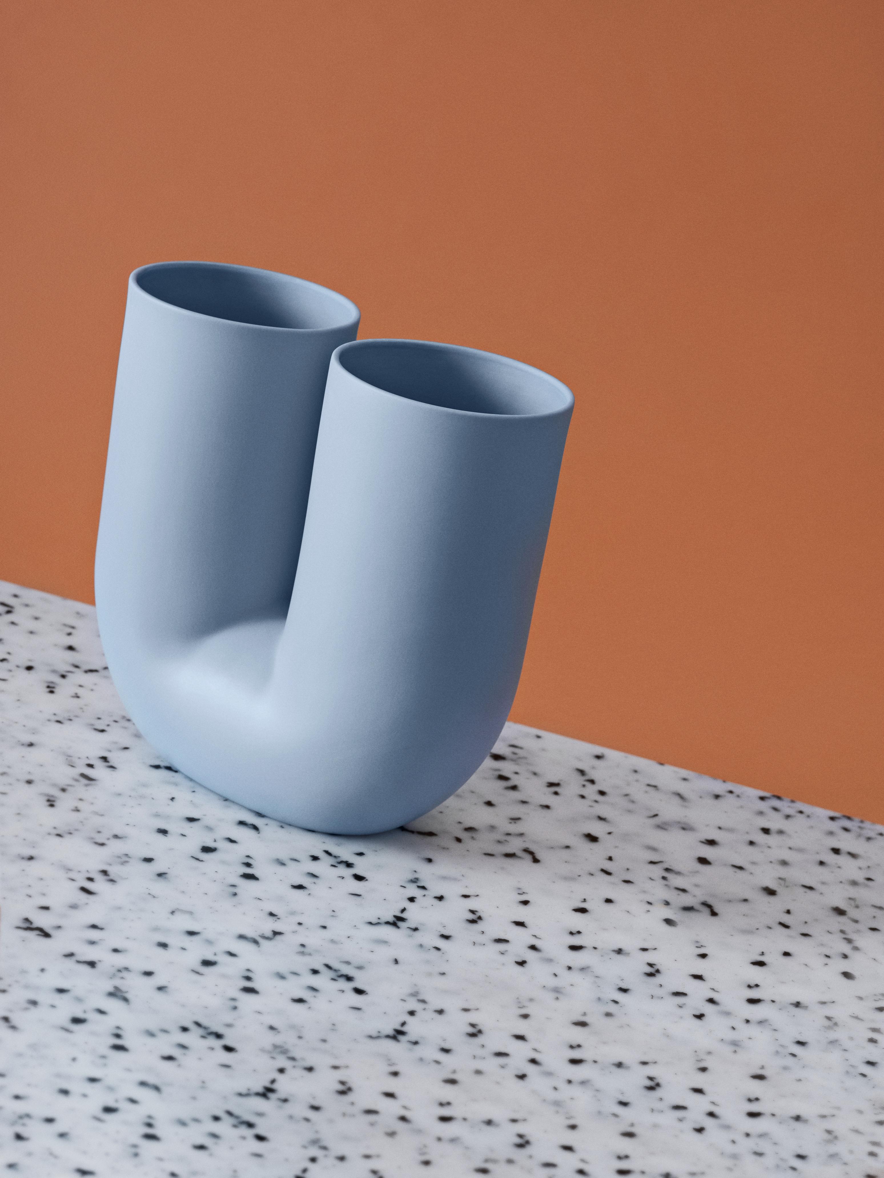 Vase KINK himmelblau
