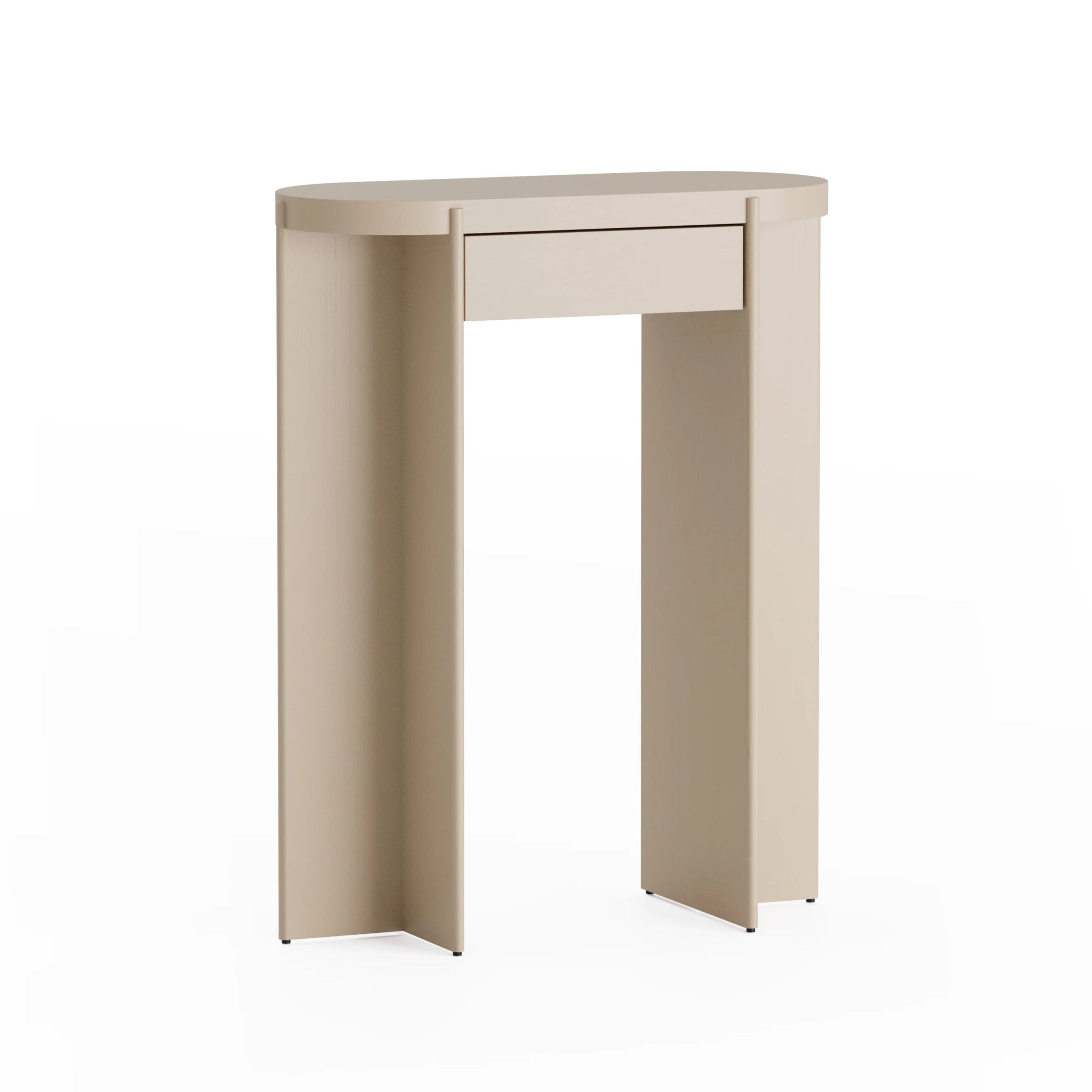 Konsole KIRU creme Eichenholz