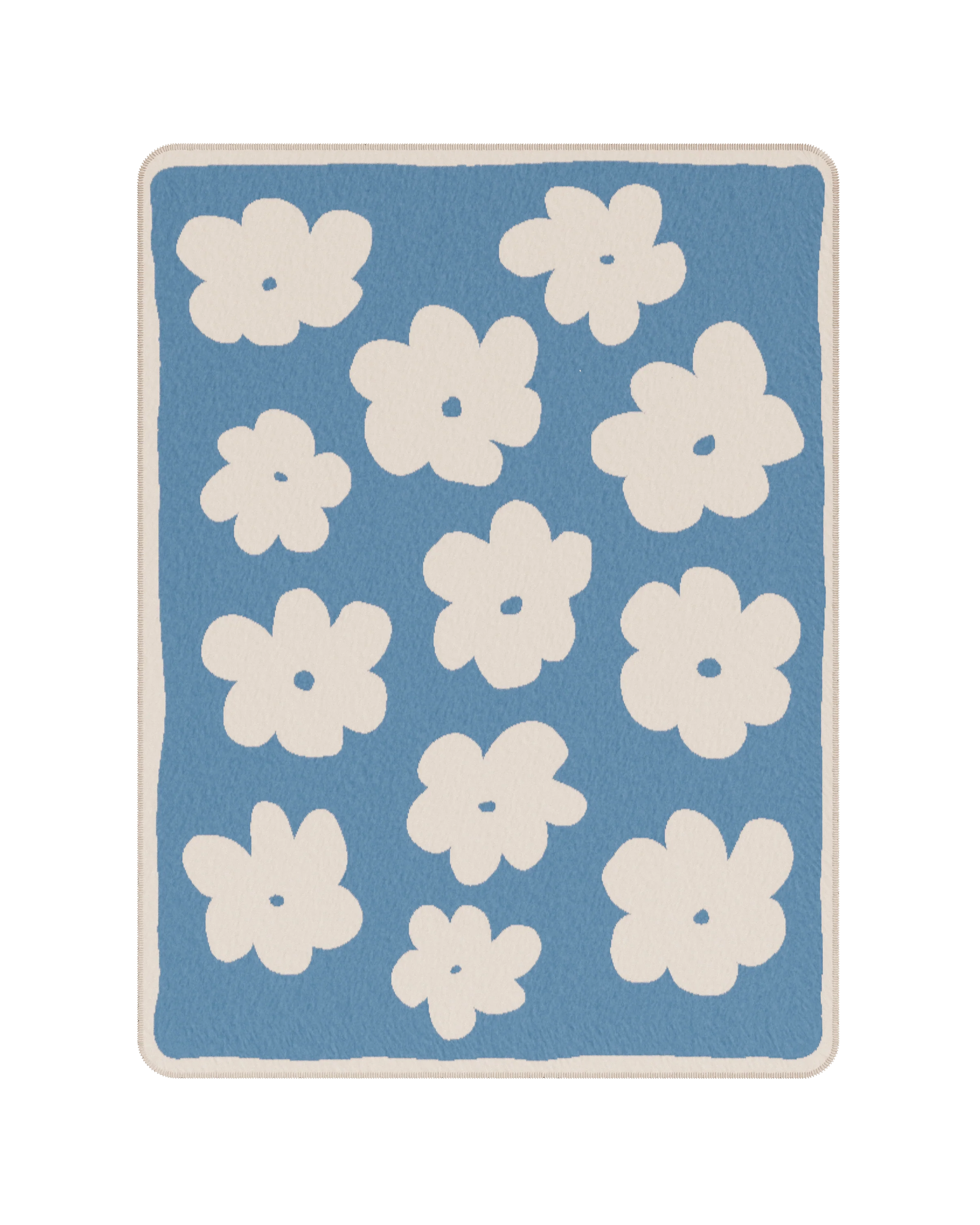 Koc FLO Himmelblau und Ecru