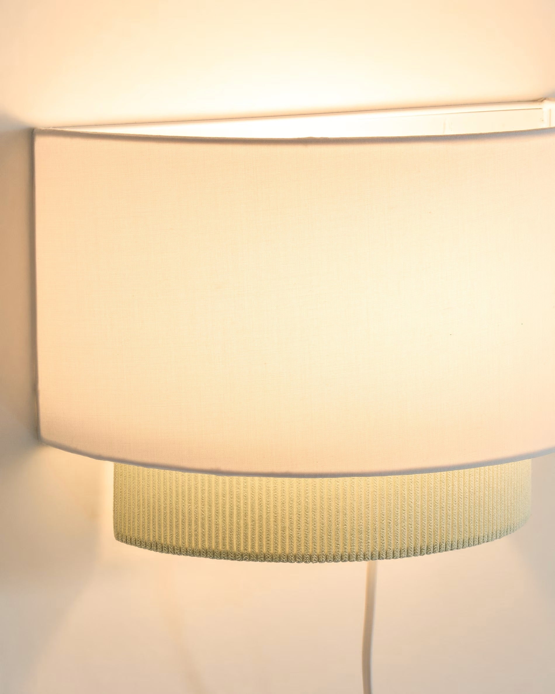 BIANELLA turquoise wall lamp with white