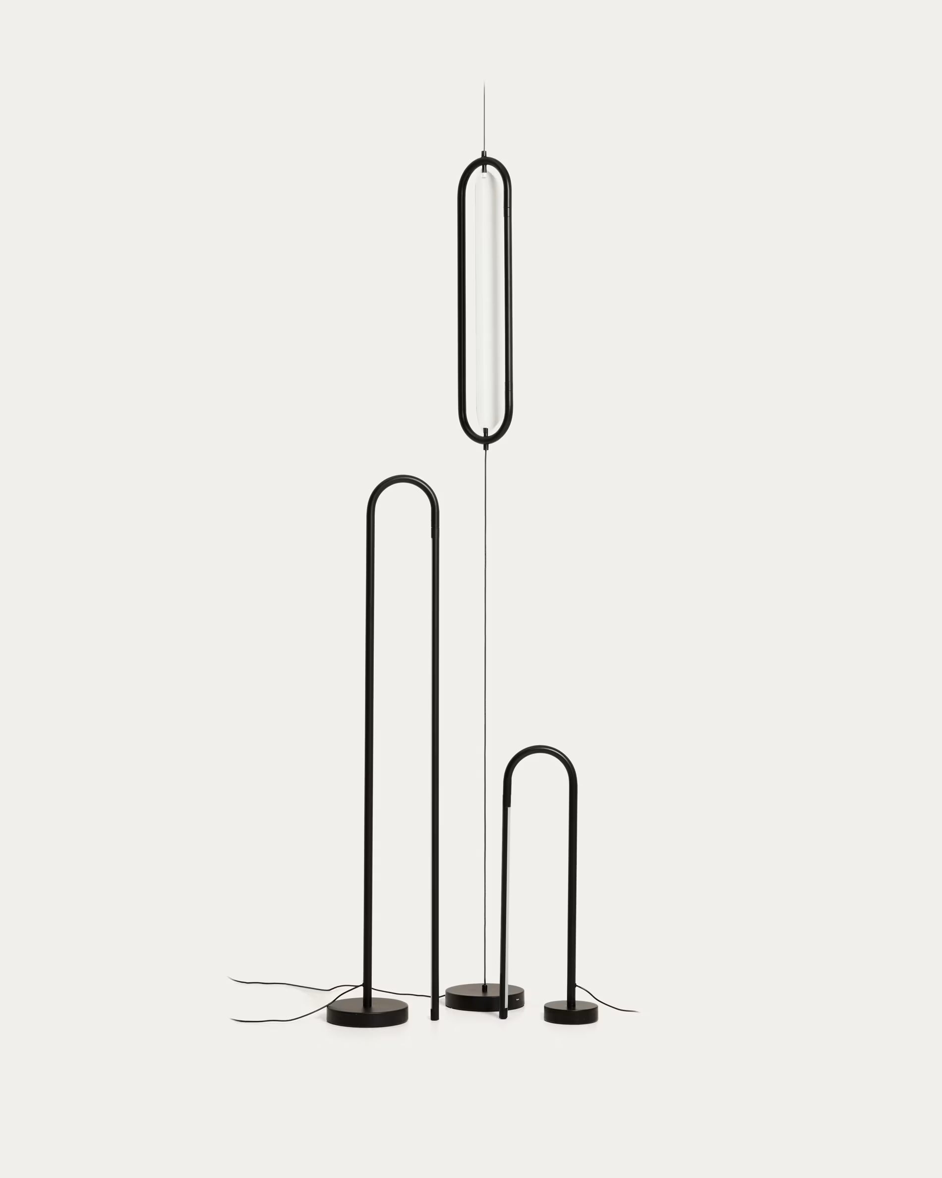 BOW black floor lamp
