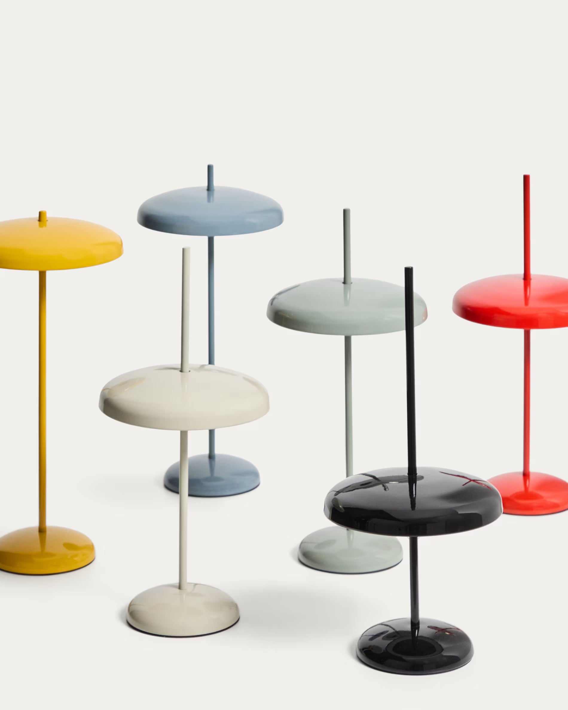 Tragbare Lampe PORTE schwarz