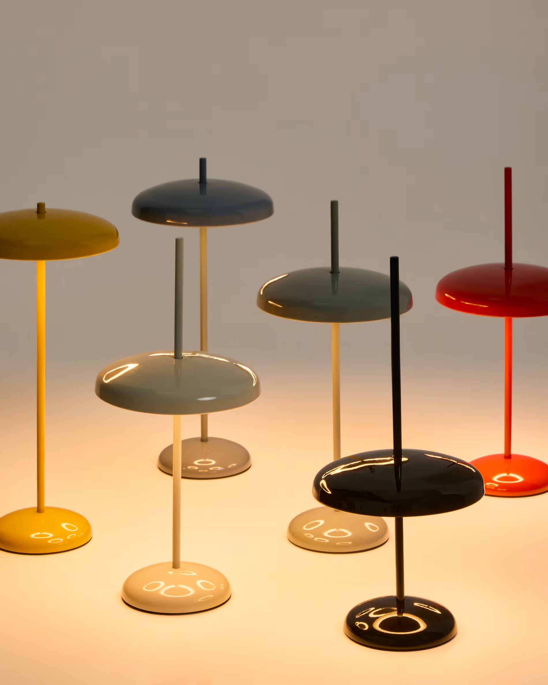 Tragbare Lampe PORTE himmelblau