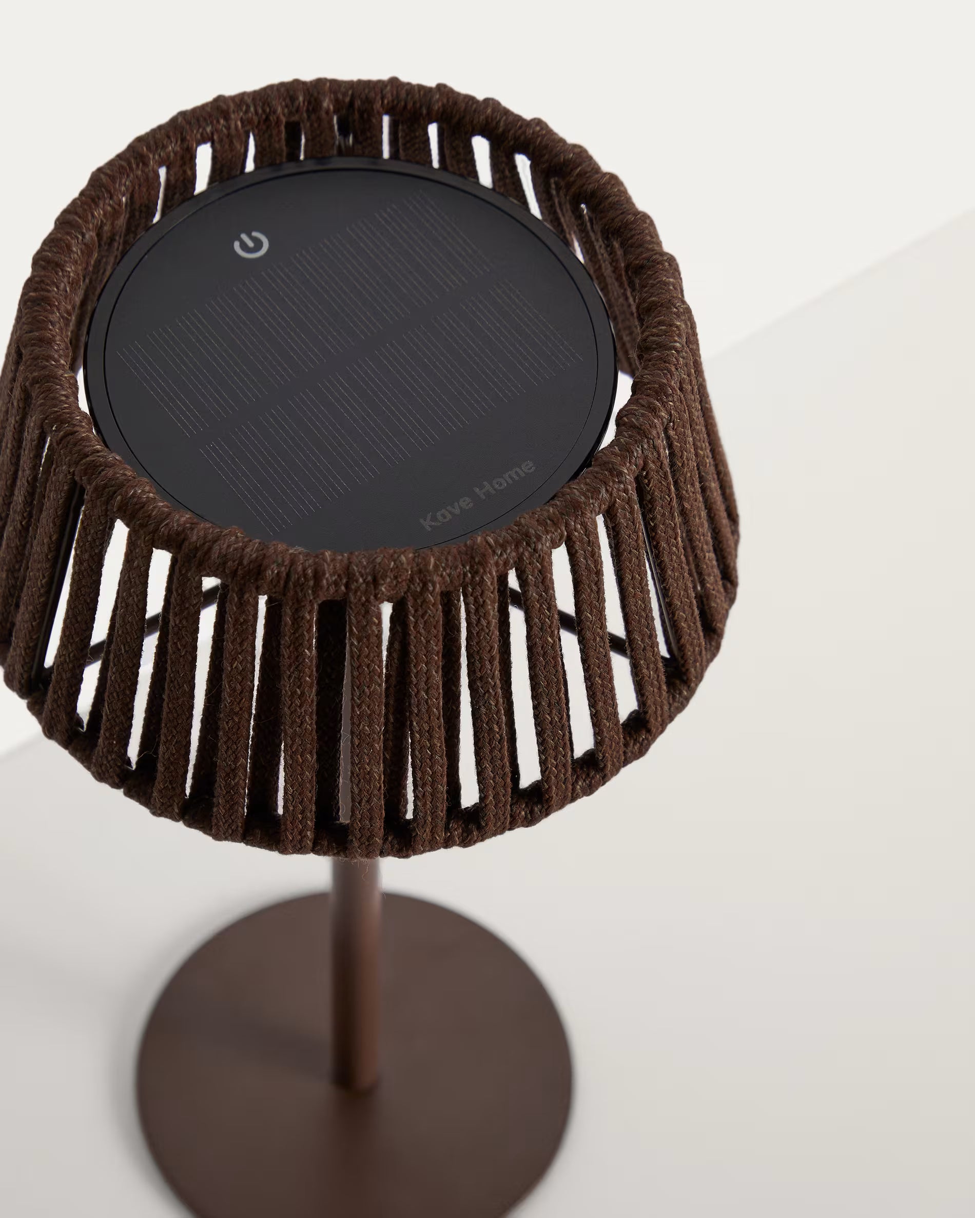 Solar-Gartenlampe ALDET braun