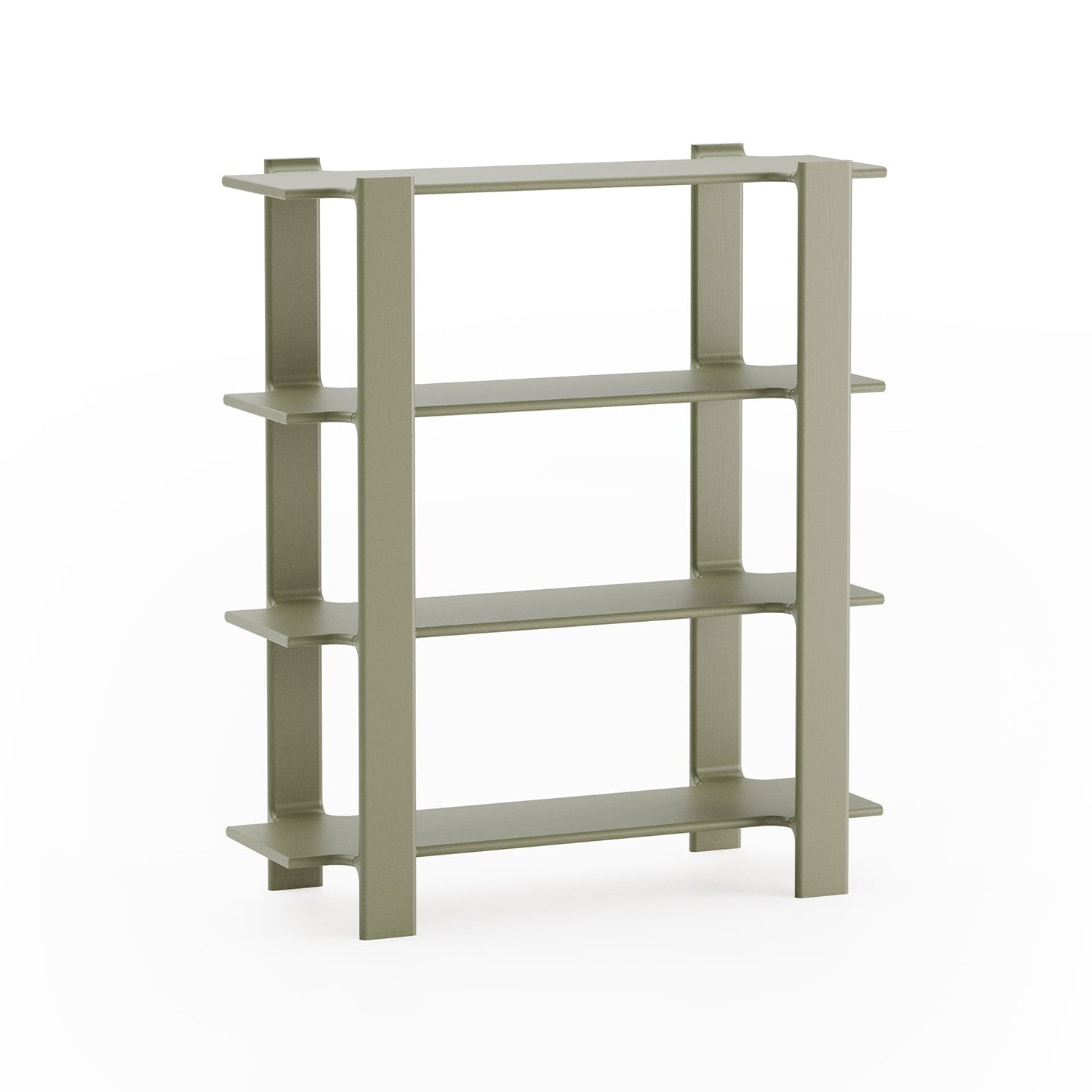 Regal LIGO aus olivgrünem Eichenholz