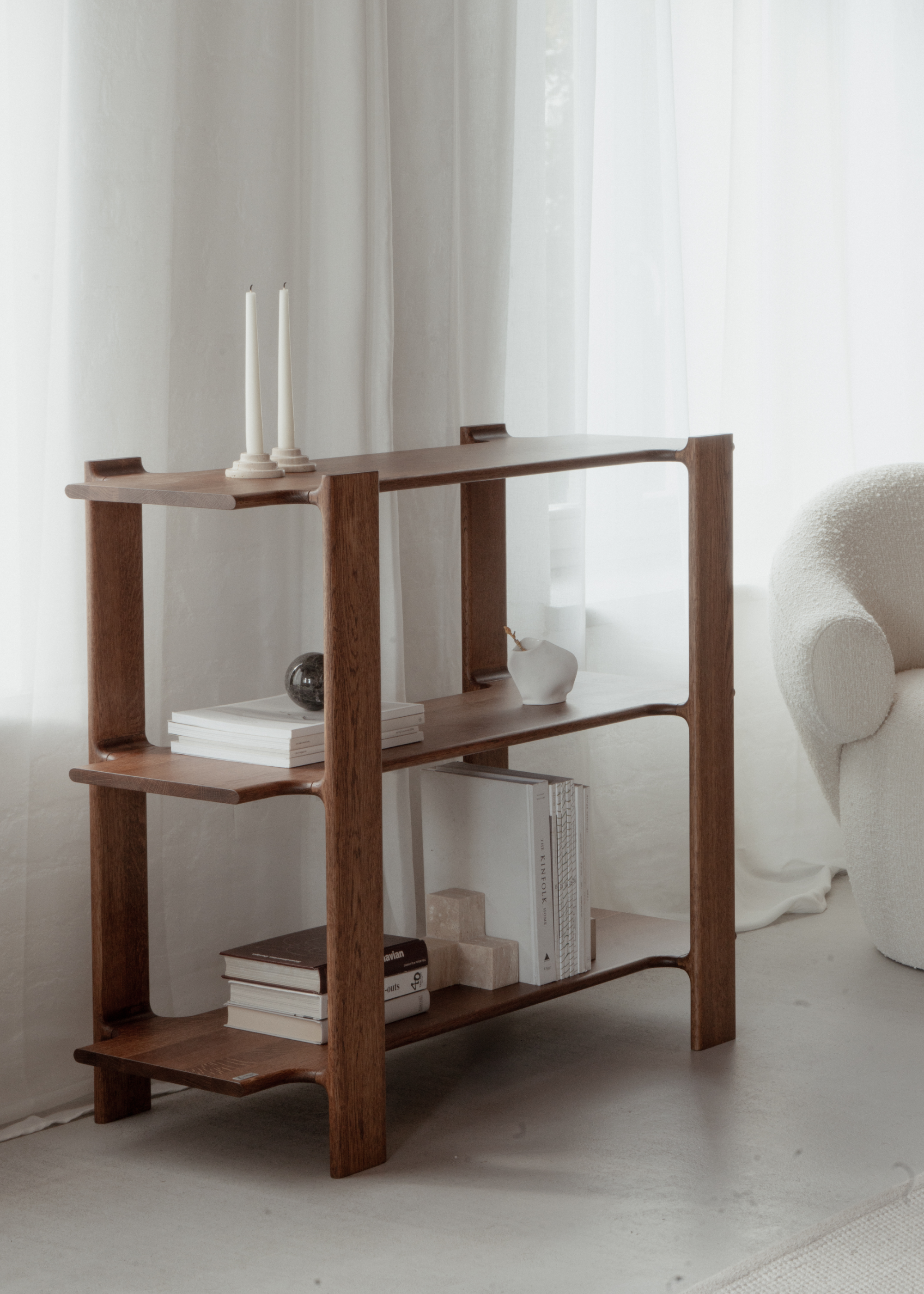 Regal LIGO aus rosa Eichenholz