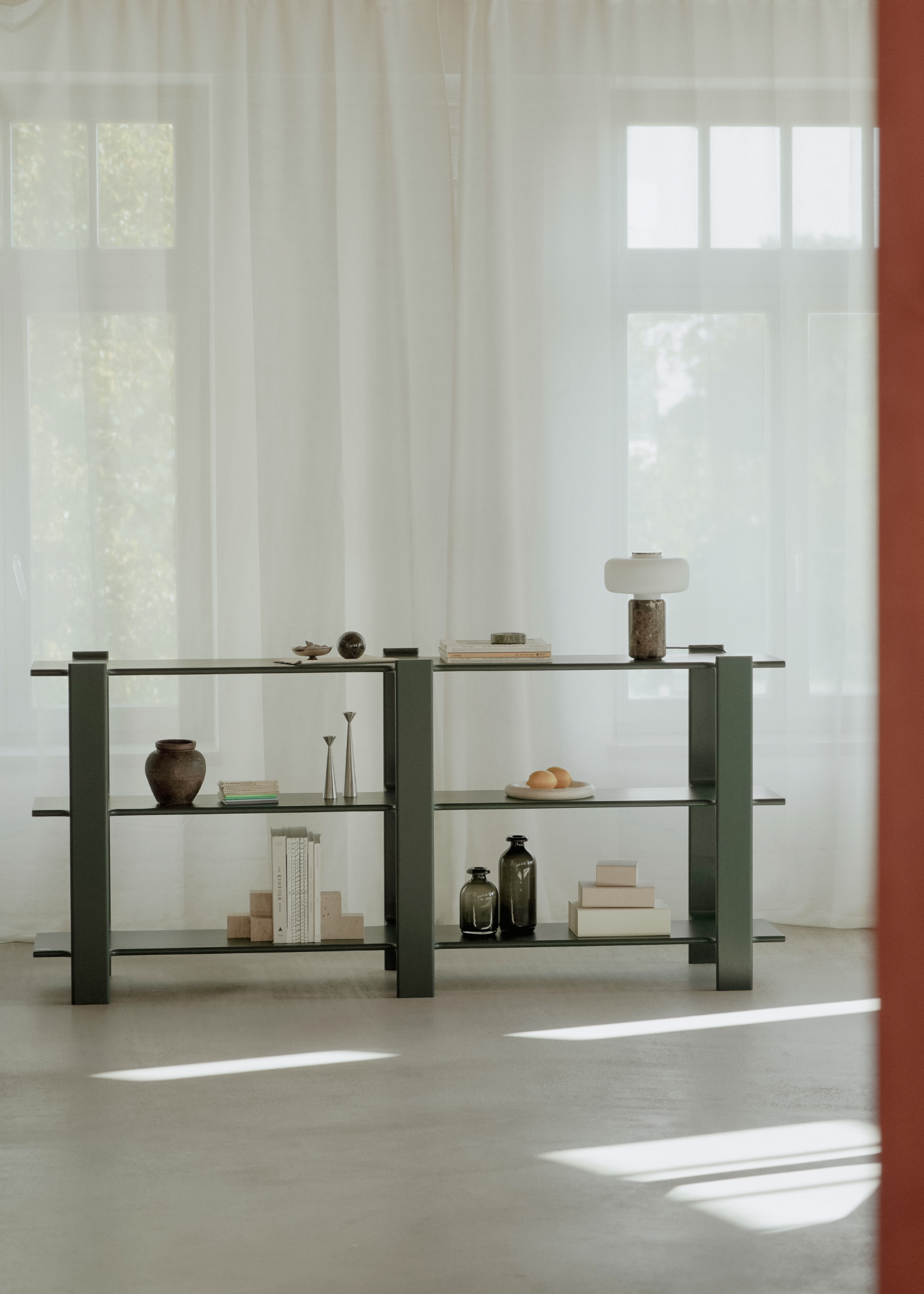 LIGO DUO Shelf olive oak wood