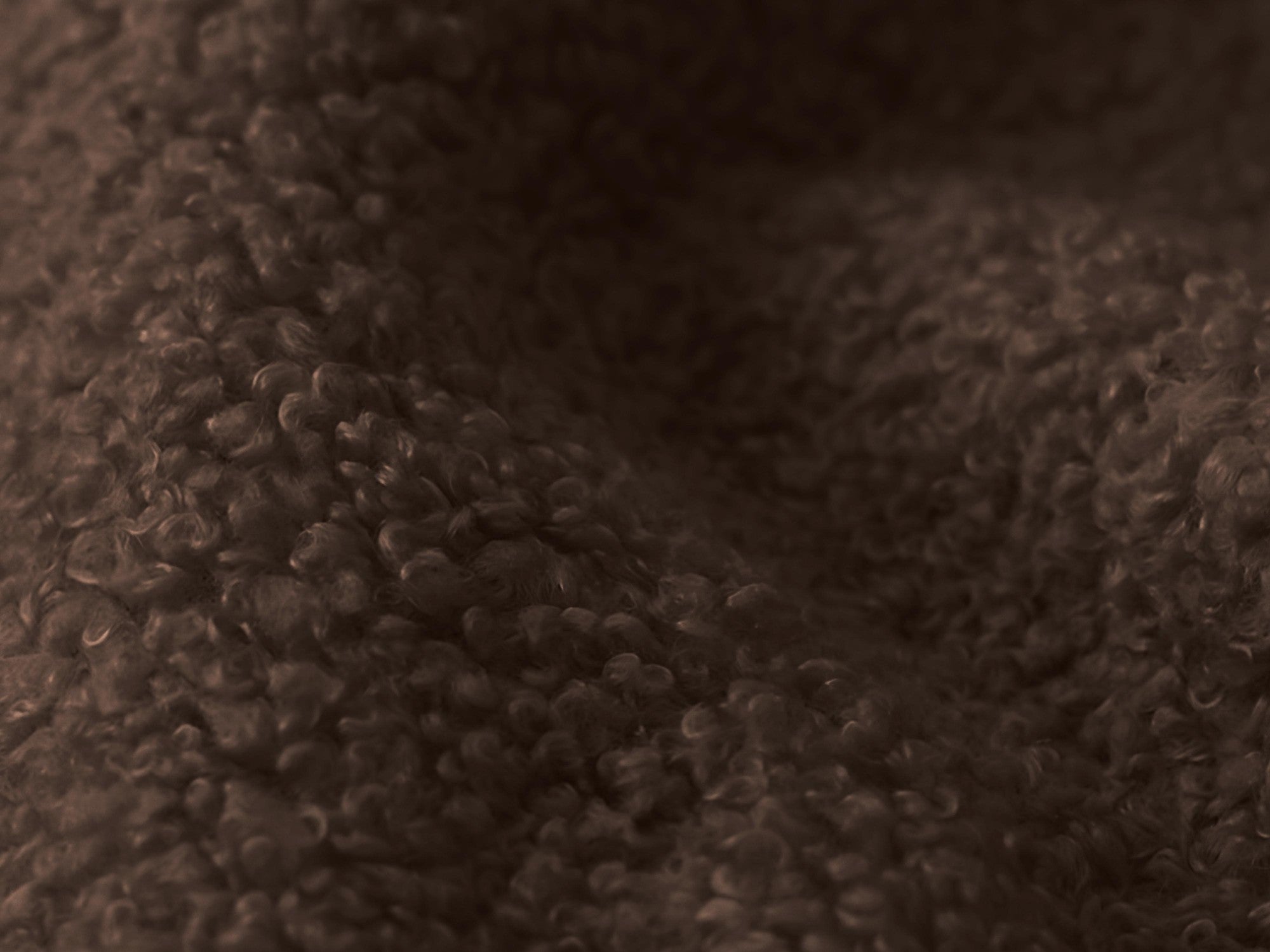 Sofa für 3 Personen mit Schlaf-Funktion LOHI braunes Boucle