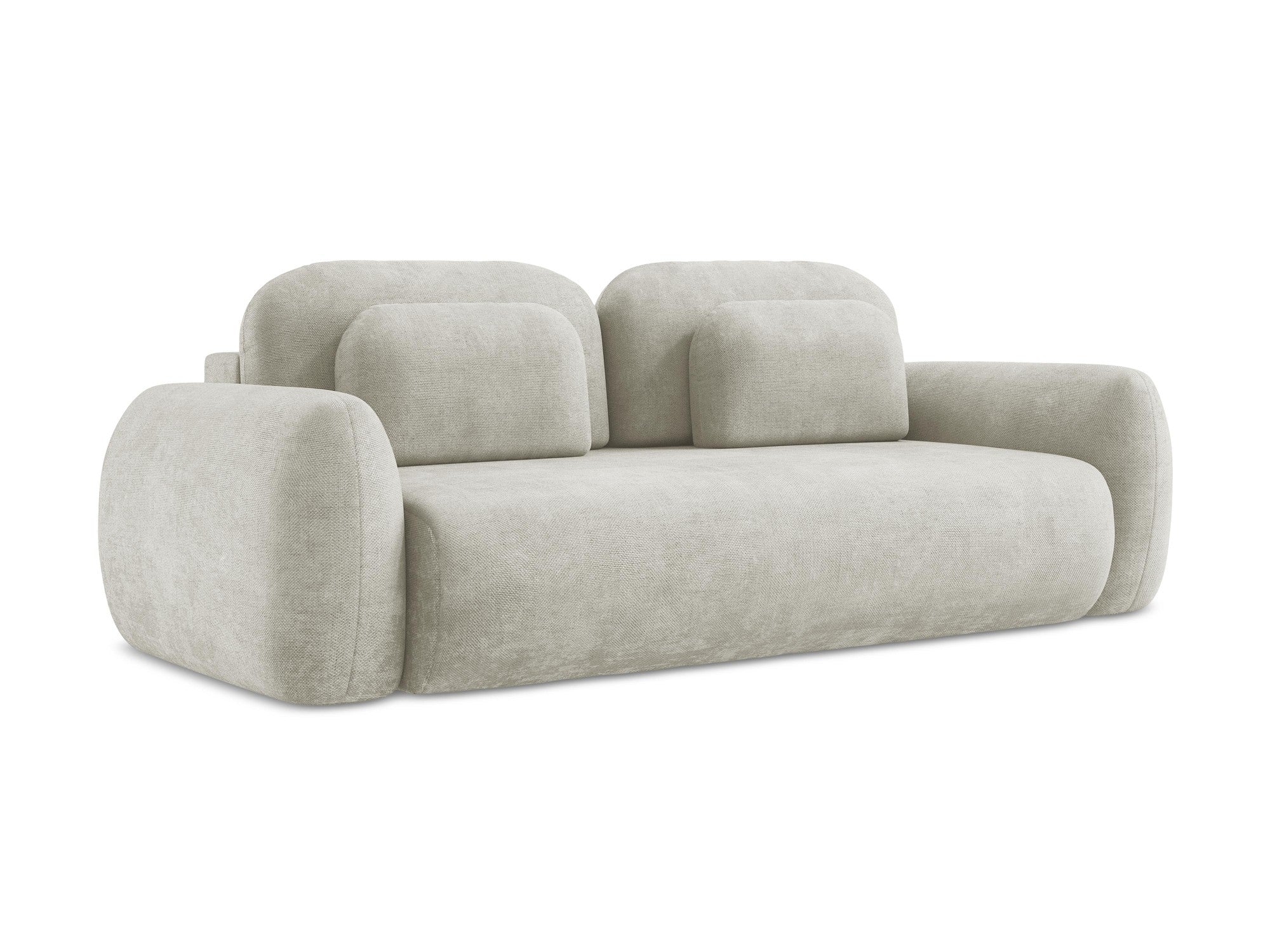 3-Seater Sofa with Sleeping Function LOHI Pearl Chenille