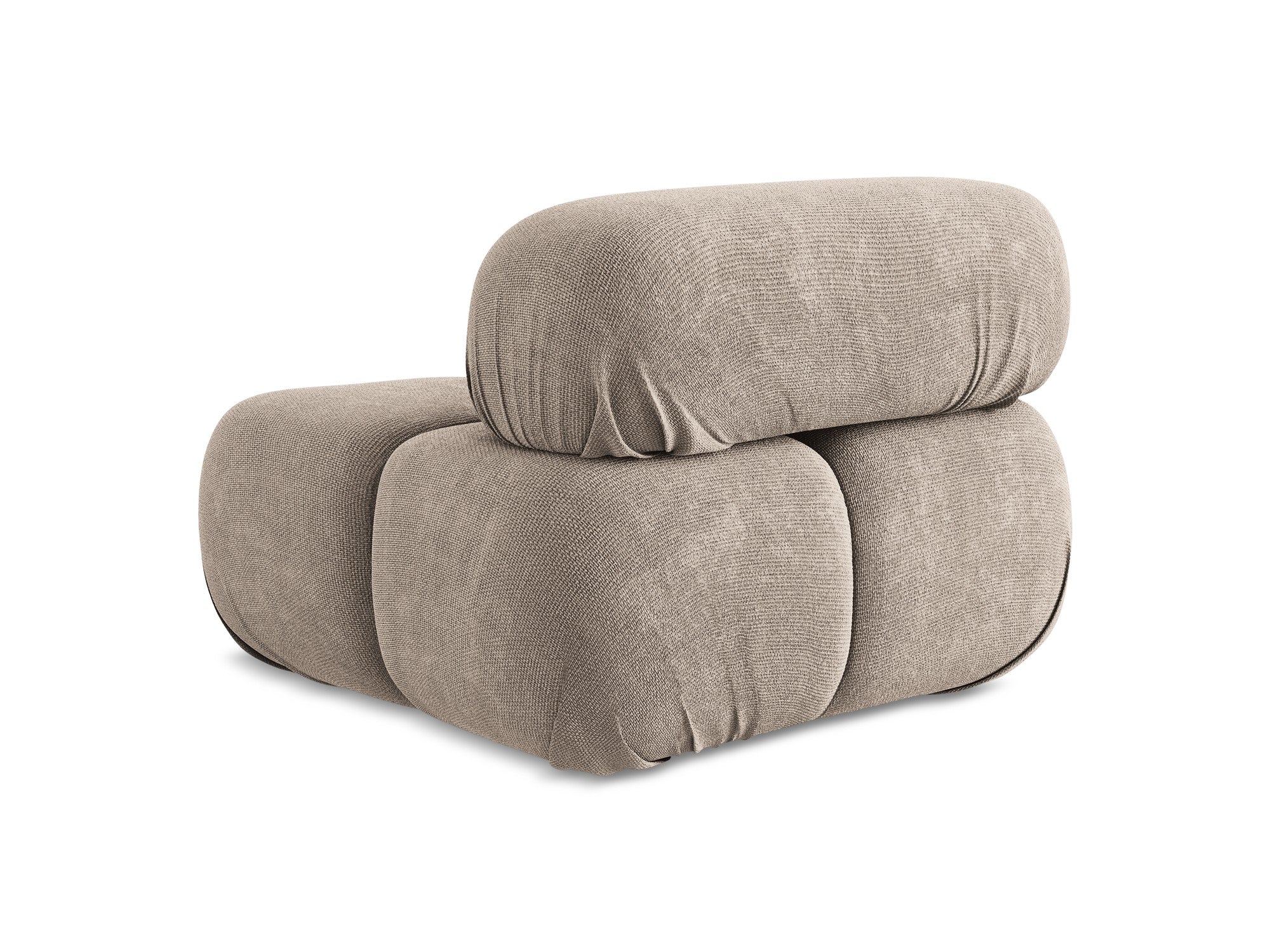 Sessel / Modul LOKUA dunkelbeige Chenille