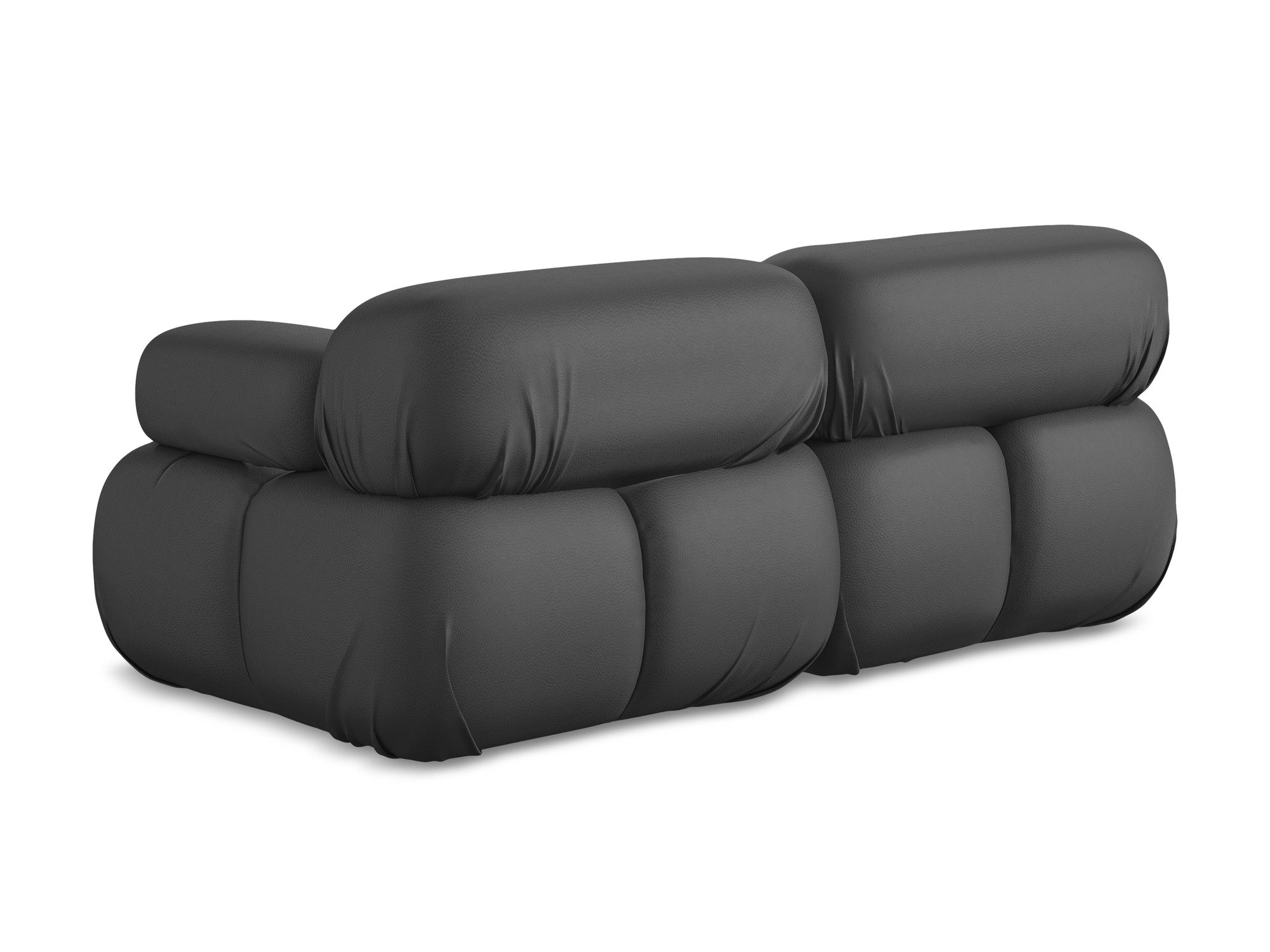 Modular 2-Seater Sofa LOKUA Gray Eco-Leather