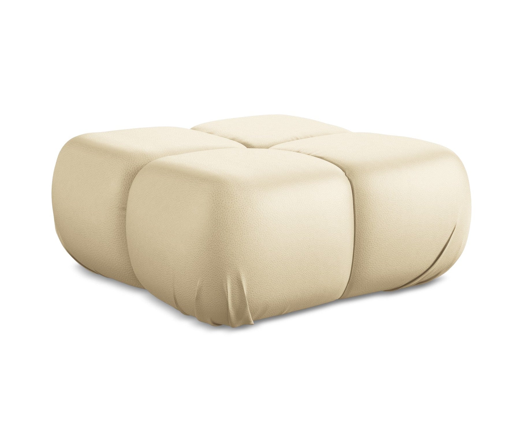 Hocker / Modul LOKUA beige Kunstleder