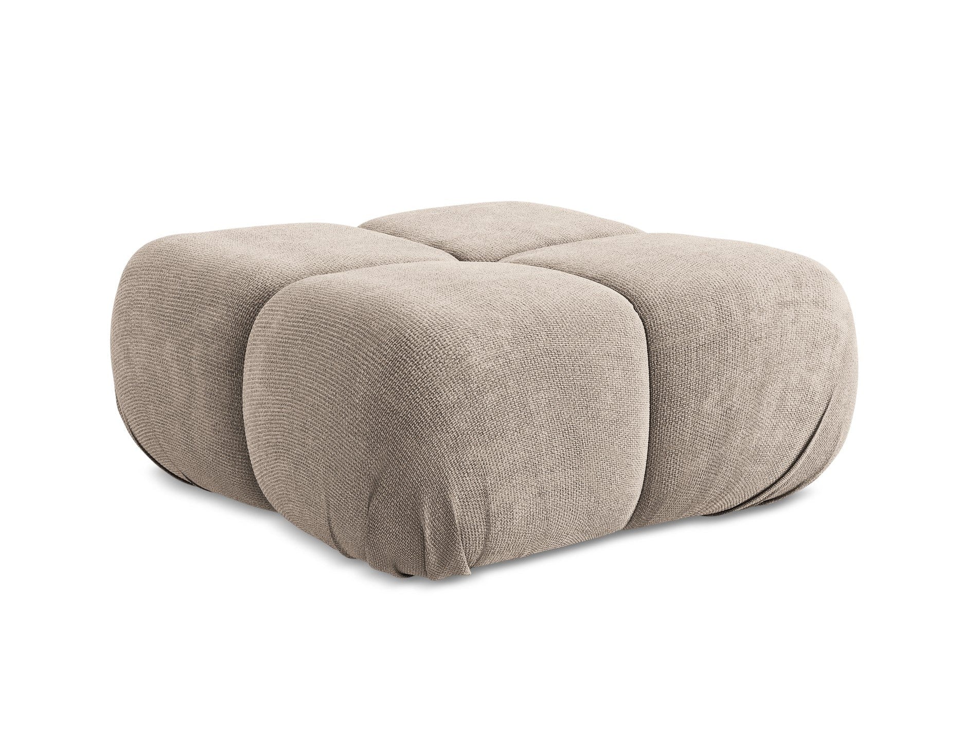Hocker / Modul LOKUA dunkelbeige Chenille