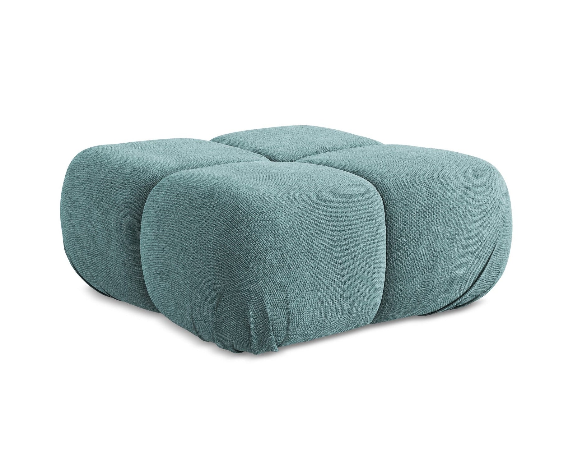 Pouf / module LOKUA denim blue chenille