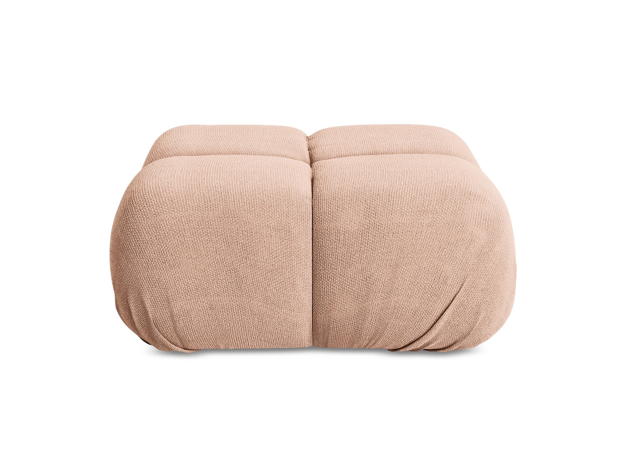 Pouf / module LOKUA peach chenille