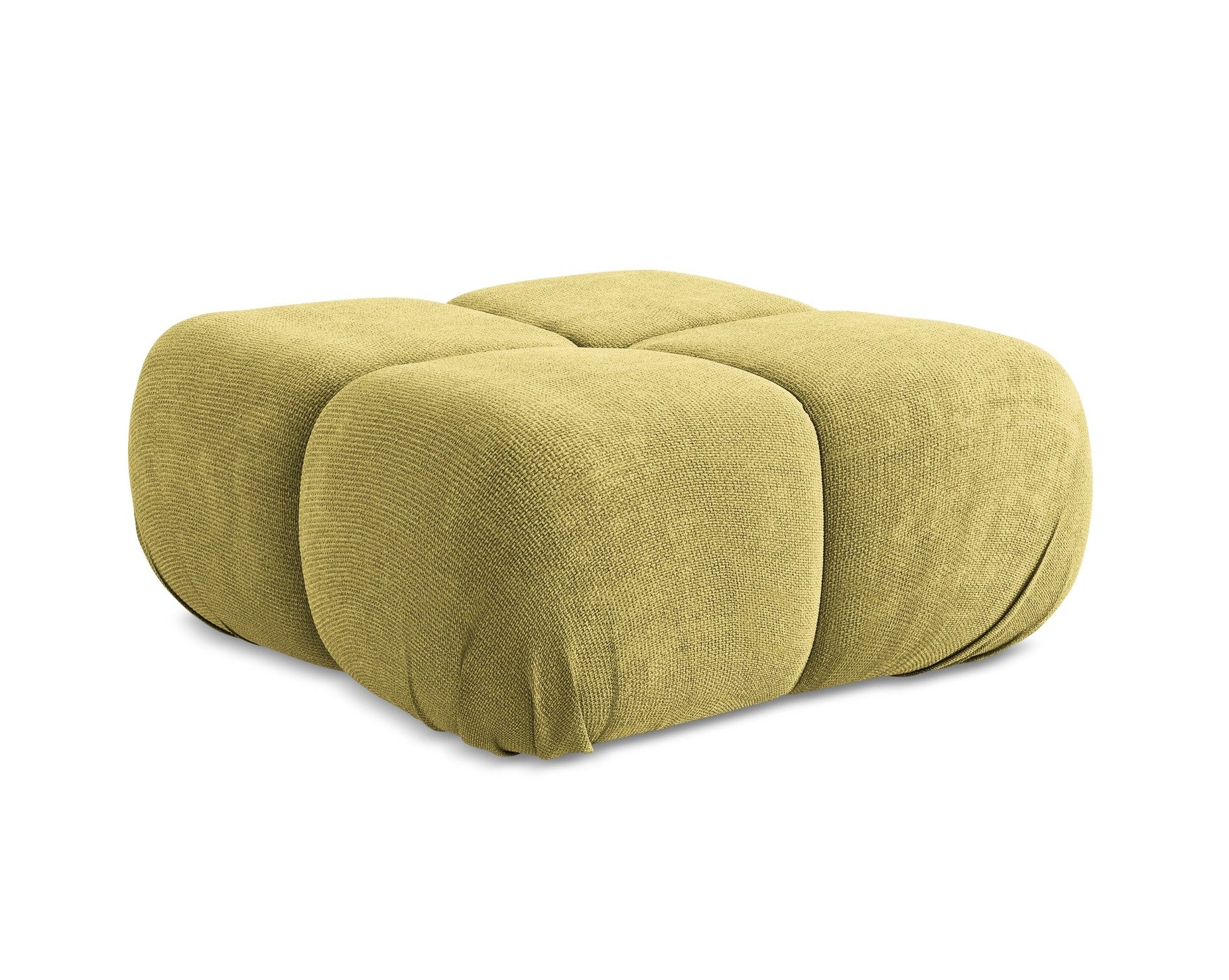 Pouf / module LOKUA lemon chenille