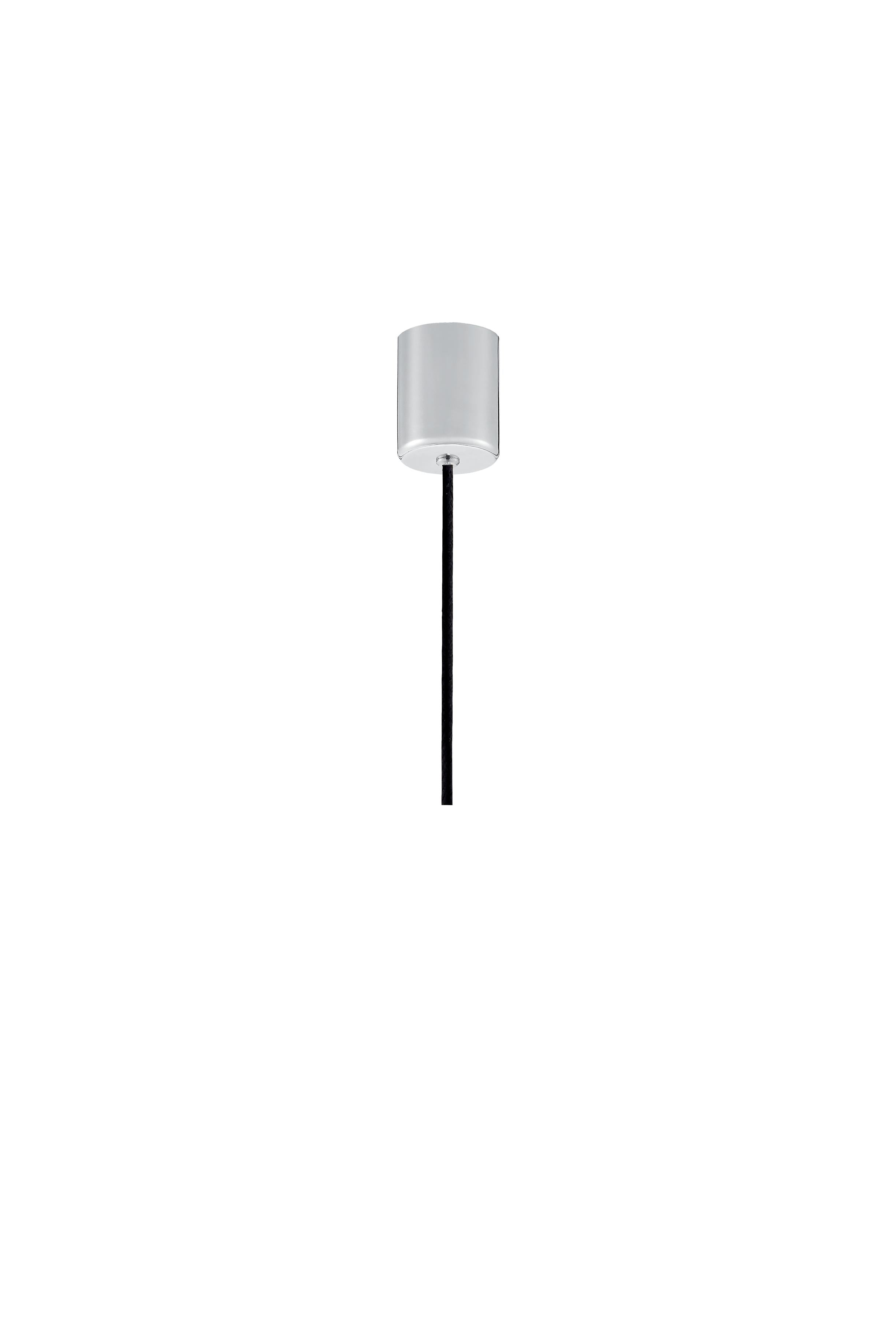 Pendelleuchte LONGIS III transparent mit glänzendem Chrom